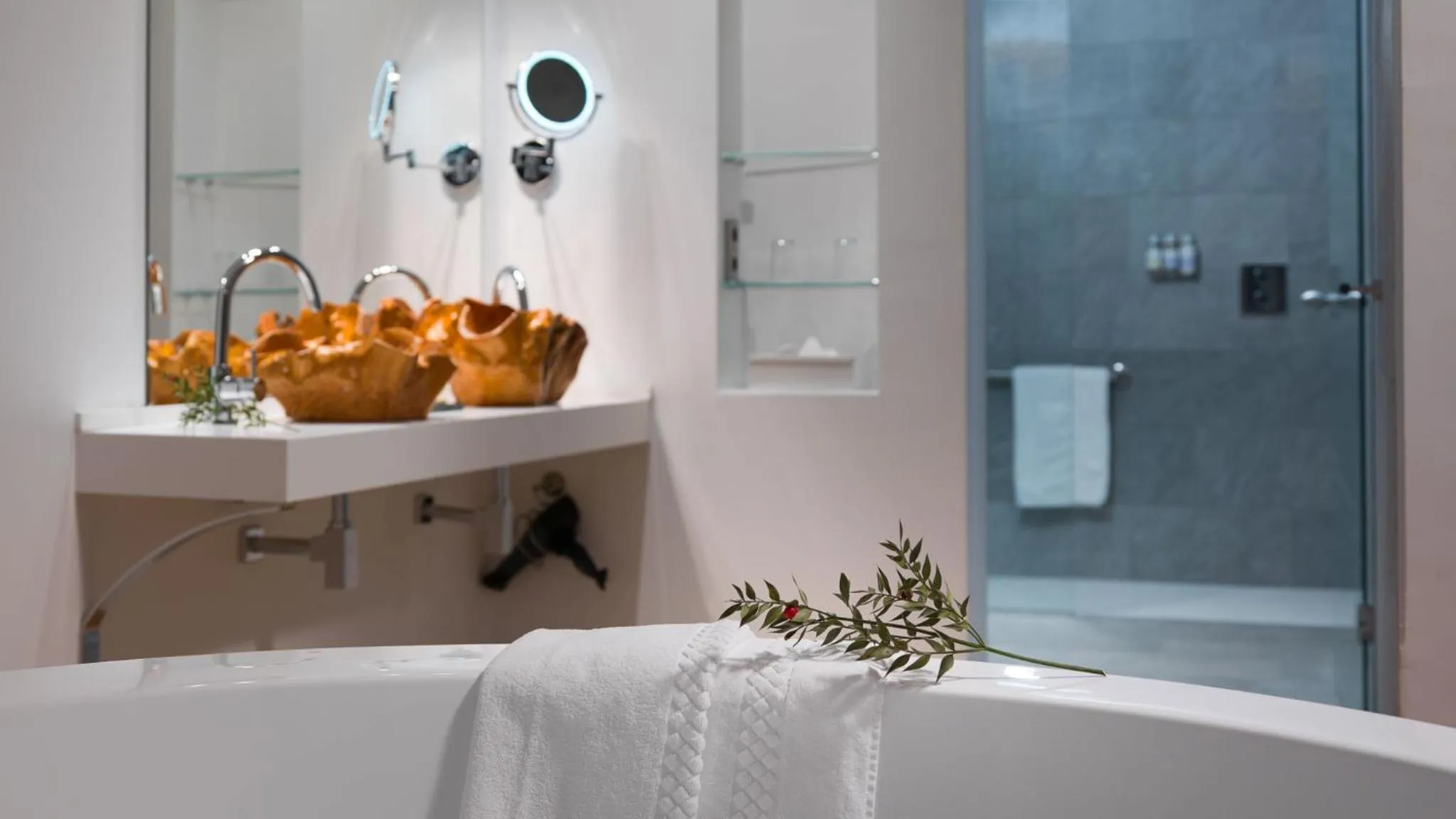 Shower in Arantza Hotela - Boutique Hotel "Adults Only"