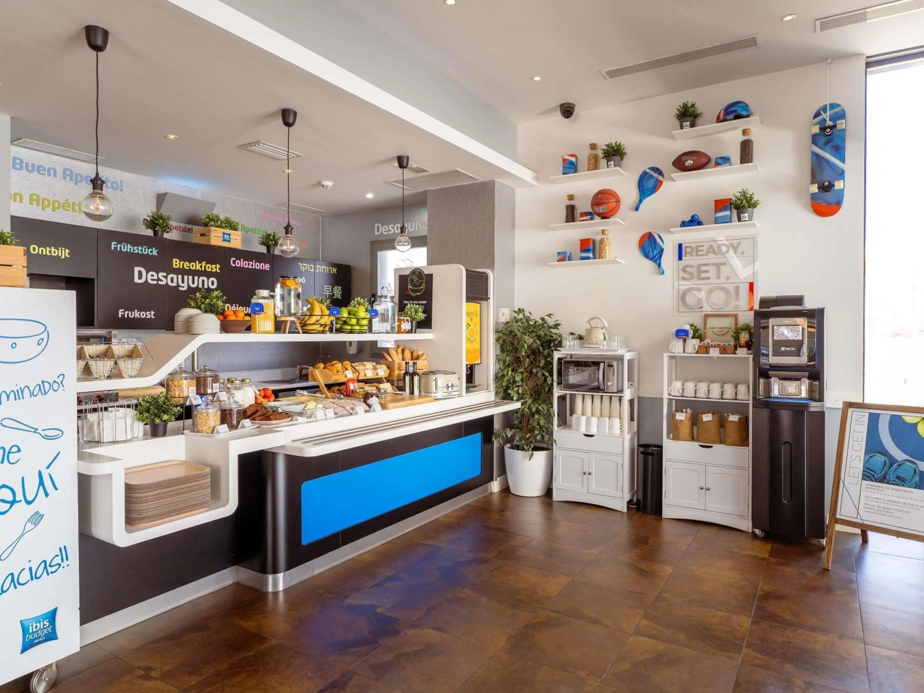 Breakfast in Ibis Budget Madrid Vallecas