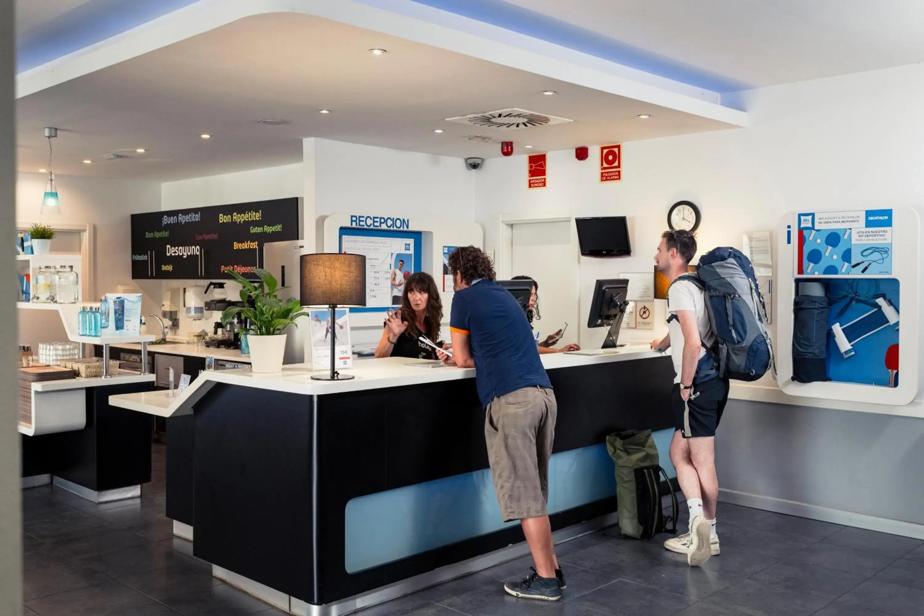 Lobby or reception in Ibis Budget Málaga Centro Lobby or reception in Ibis Budget Málaga Centro