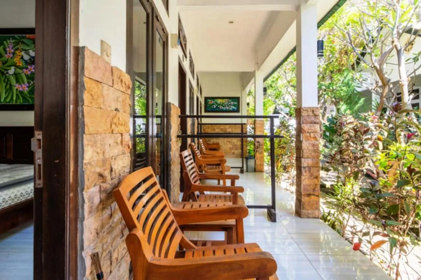 Seating area in Padanta Homestay