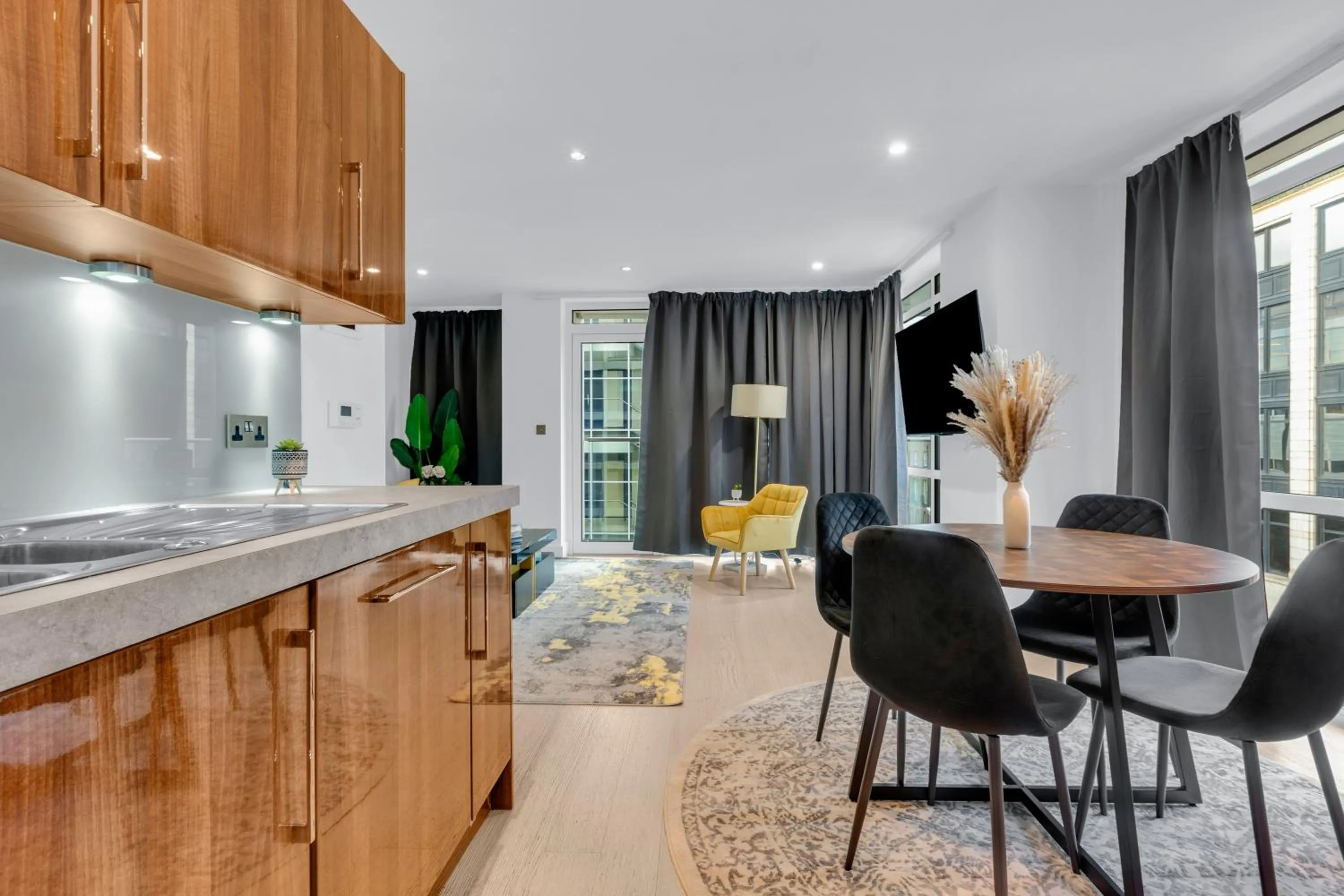 kitchen in MySquare Two Bed Serviced Apt in Old Street