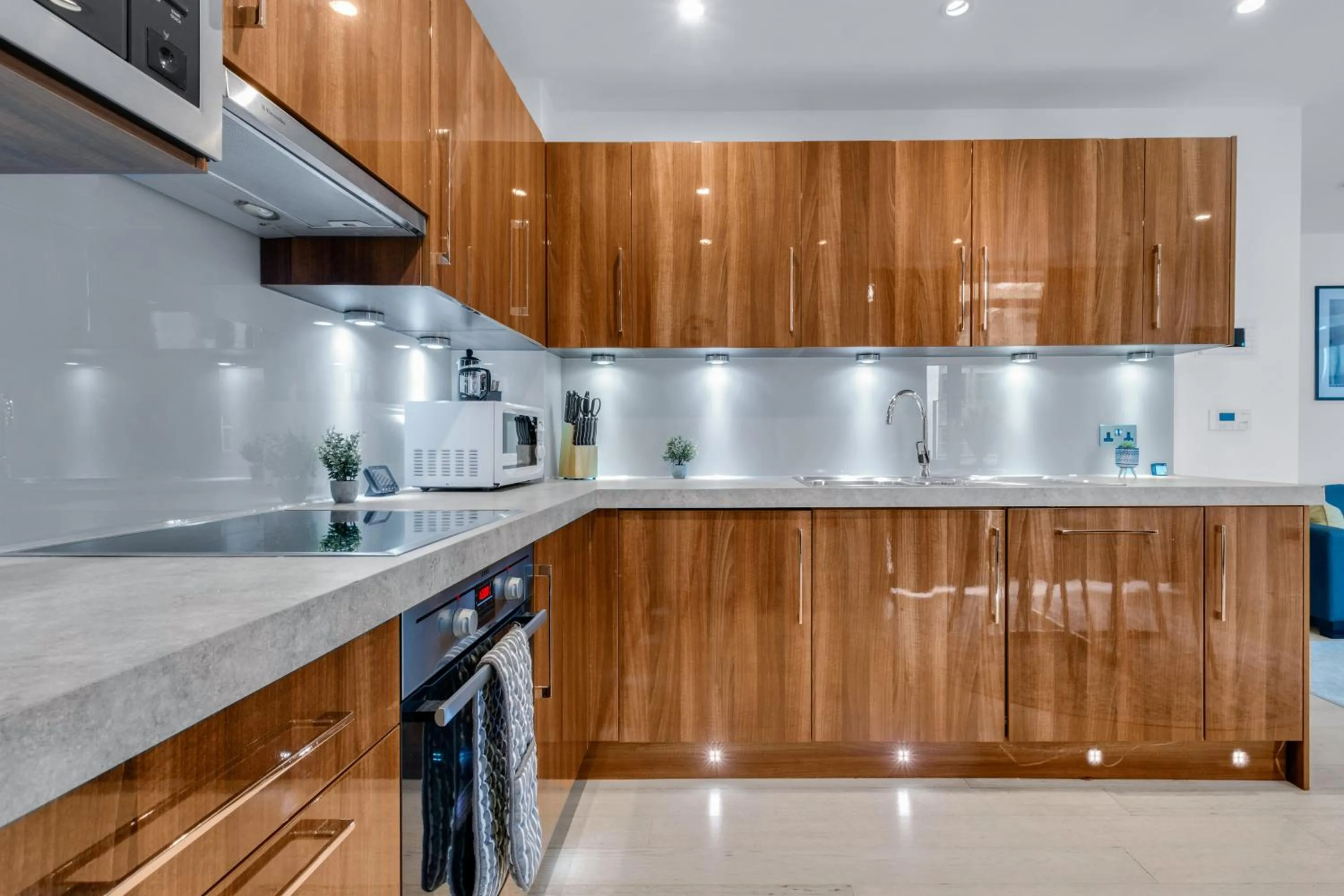 kitchen in MySquare Two Bed Serviced Apt in Old Street