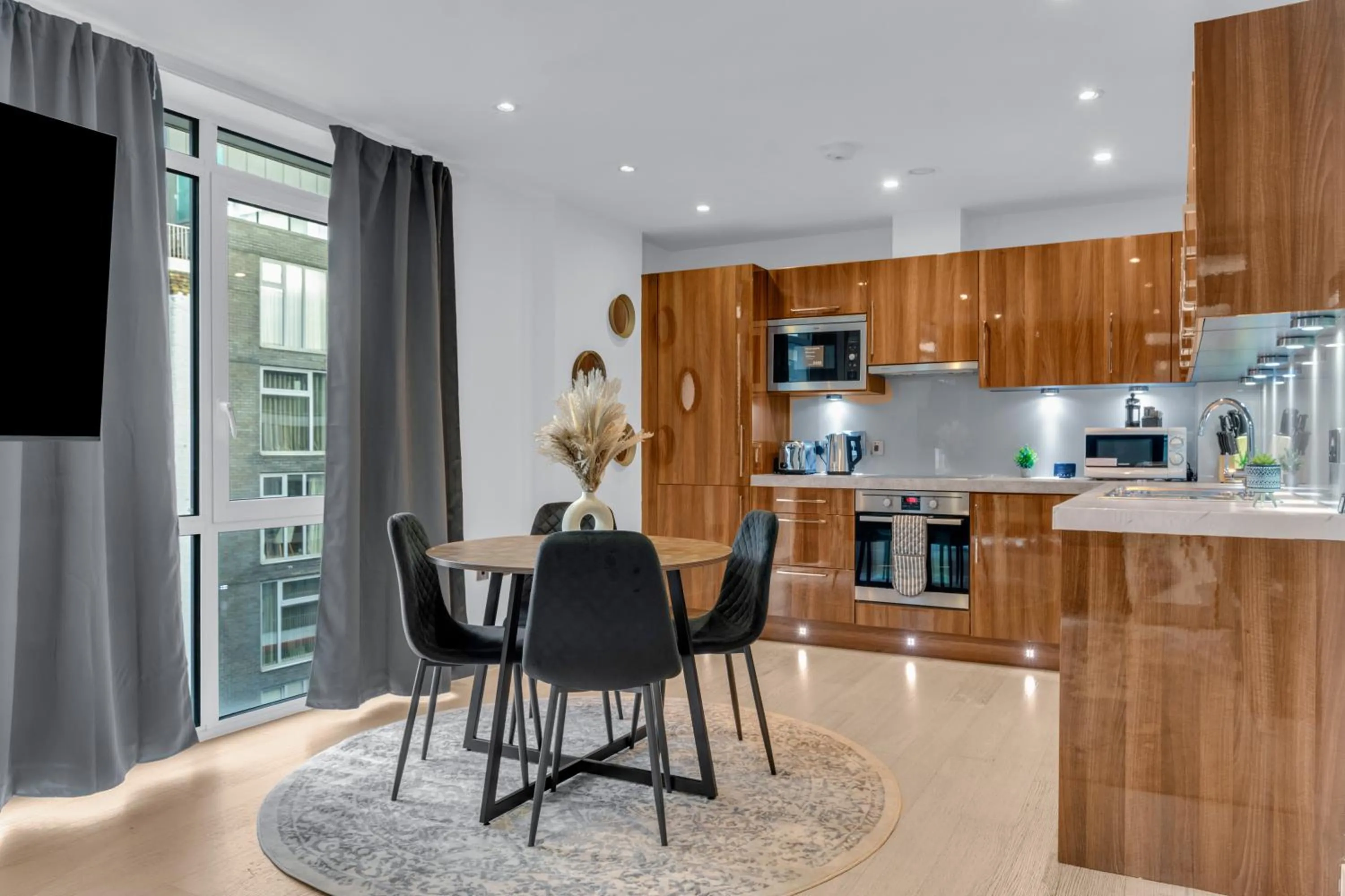 kitchen in MySquare Two Bed Serviced Apt in Old Street