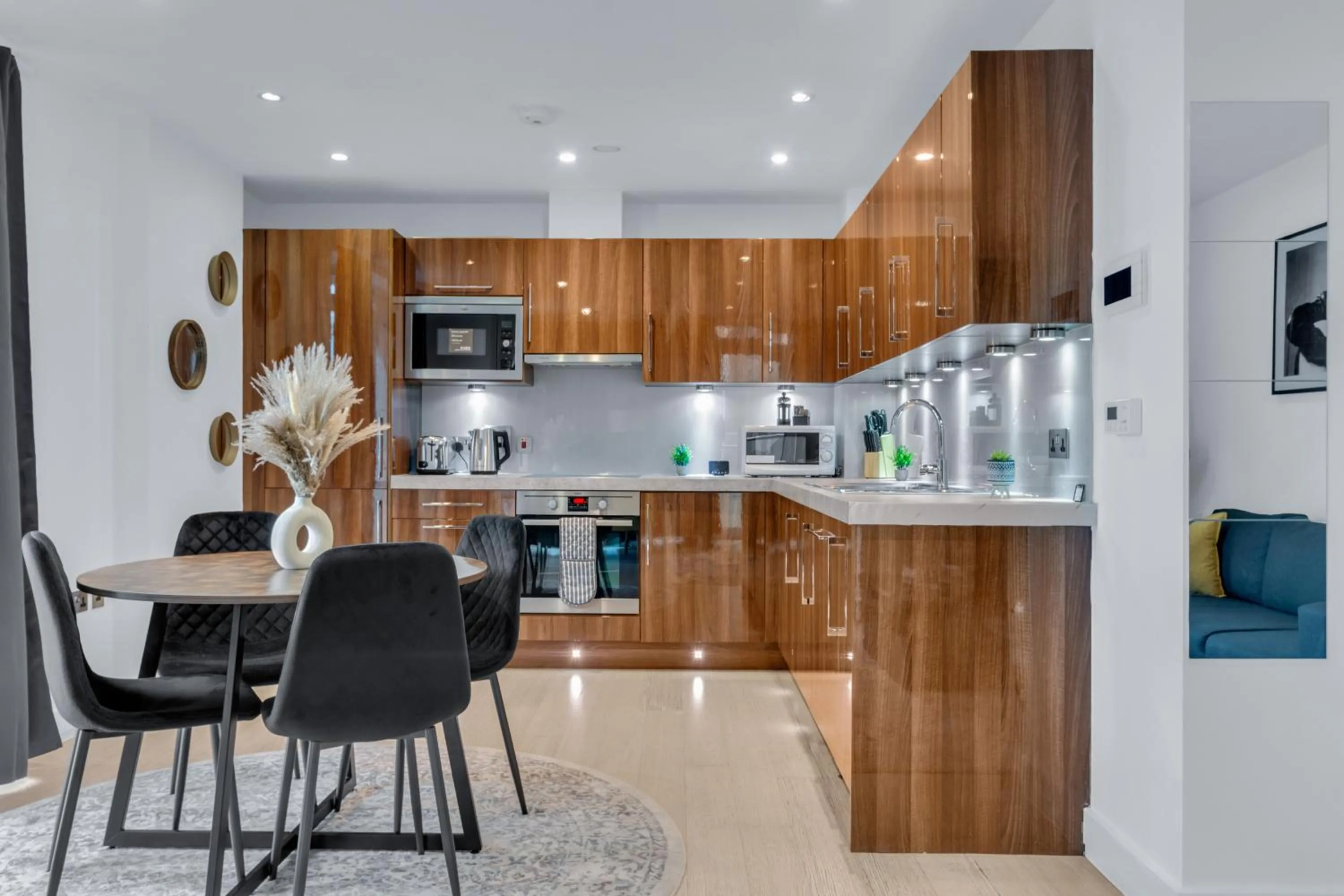 kitchen in MySquare Two Bed Serviced Apt in Old Street
