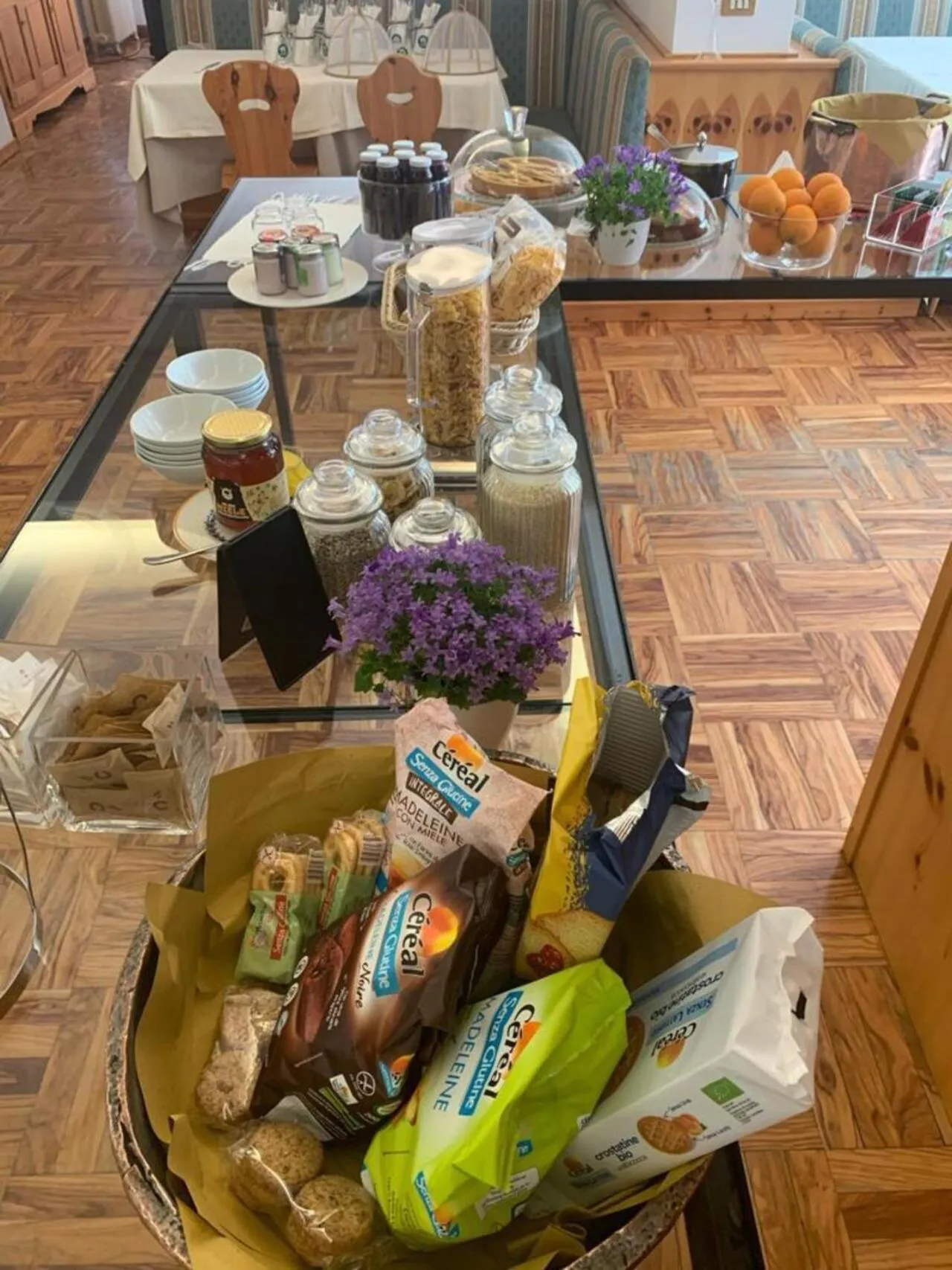 Food and drinks in Hotel Posta