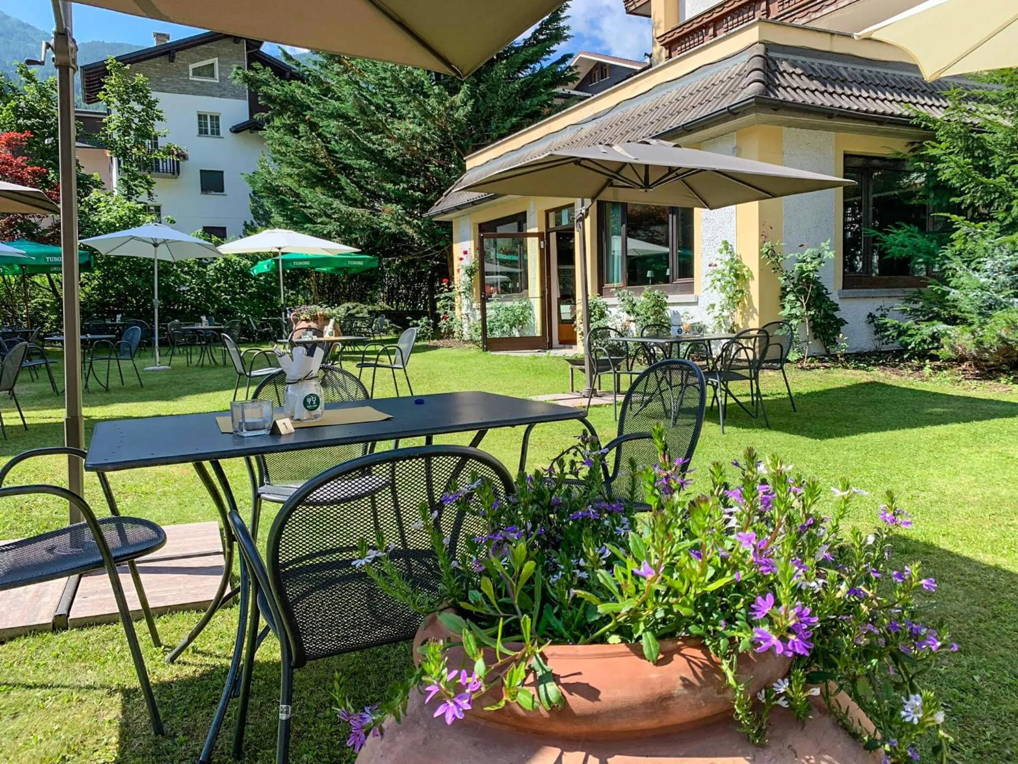 Garden in Hotel Posta