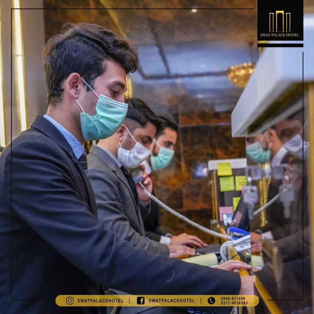 Lobby or reception in Swat Palace Hotel By Northin