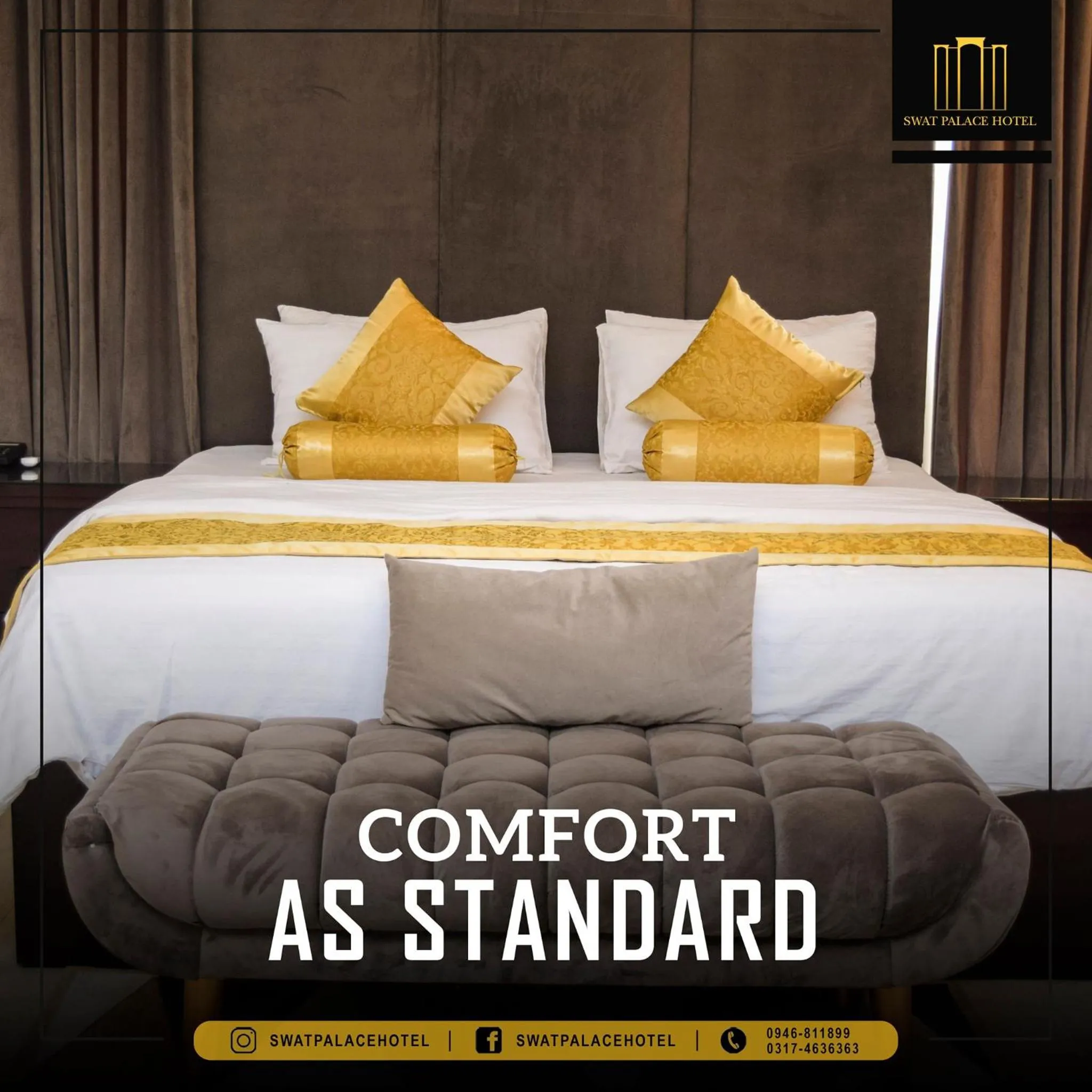 Bed in Swat Palace Hotel By Northin