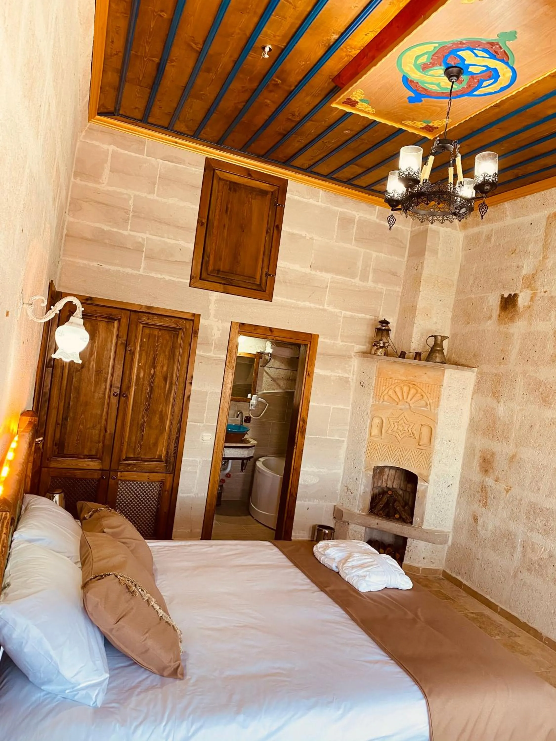 Bed in Zuwinasa House Hotel