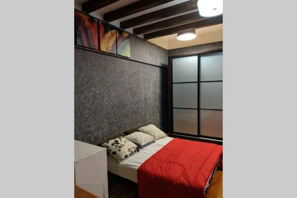 Bed in Cozy designer loft near KL city center Bed in Cozy designer loft near KL city center