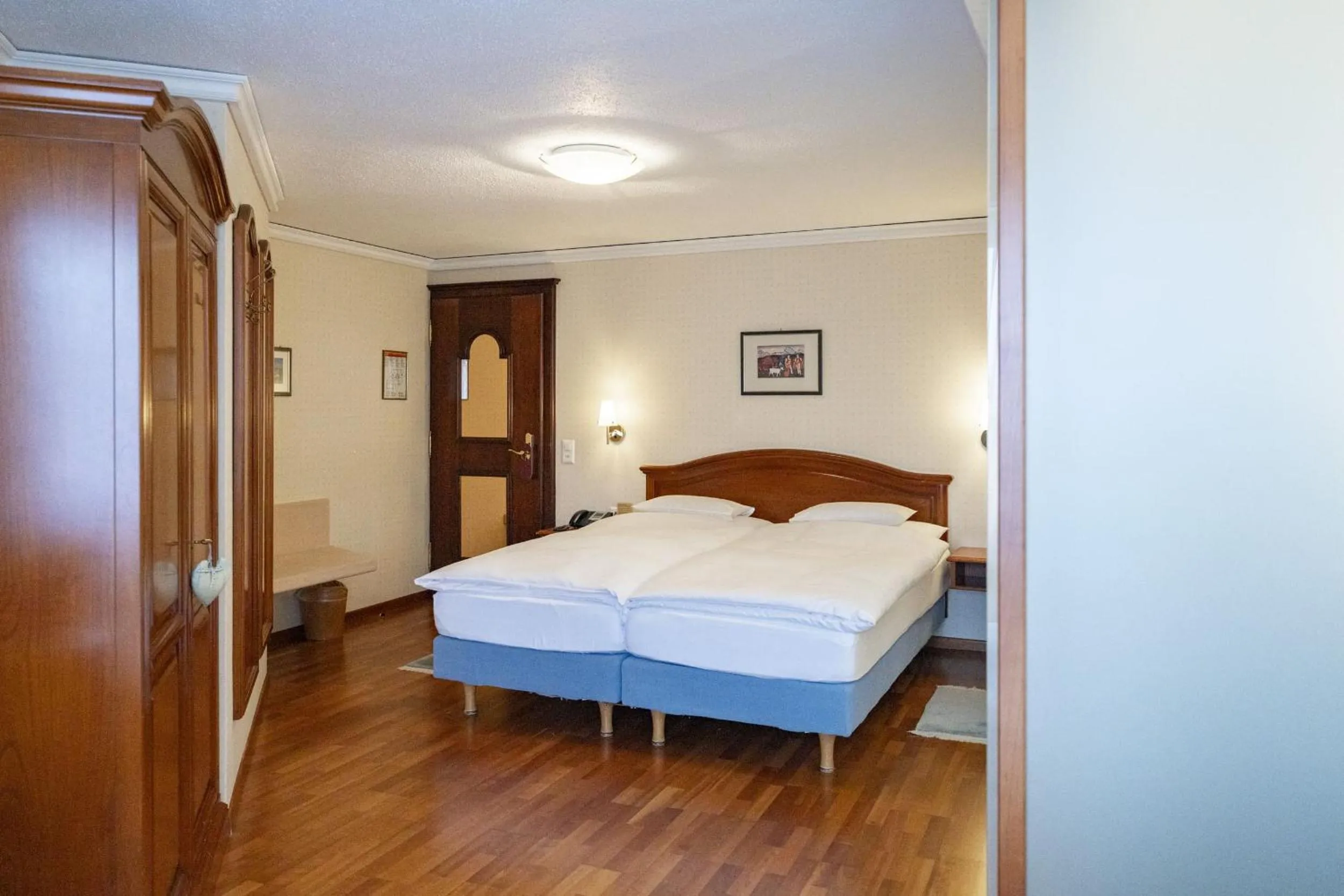 Bed in Hotel Säntis