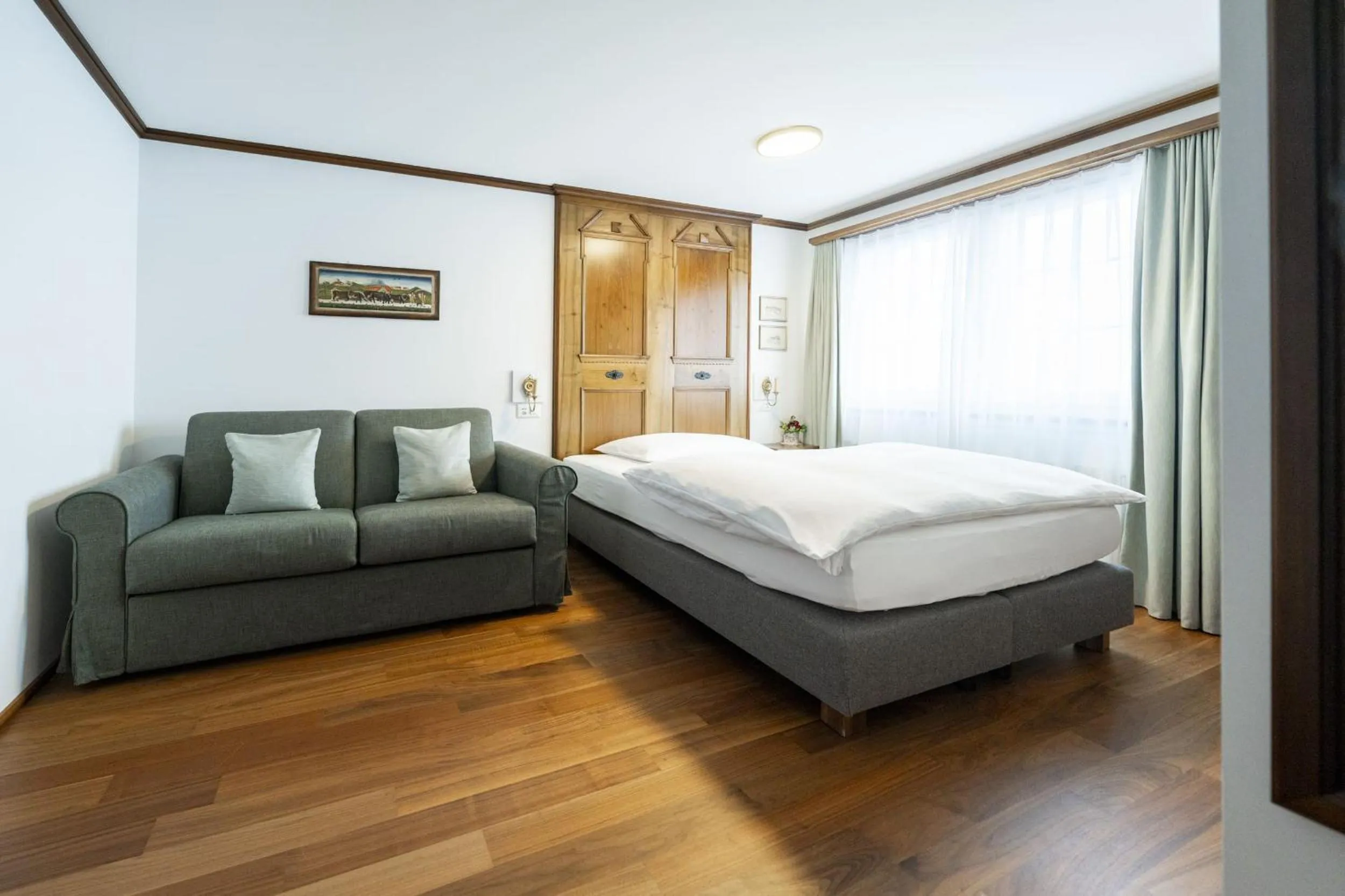 Bed in Hotel Säntis