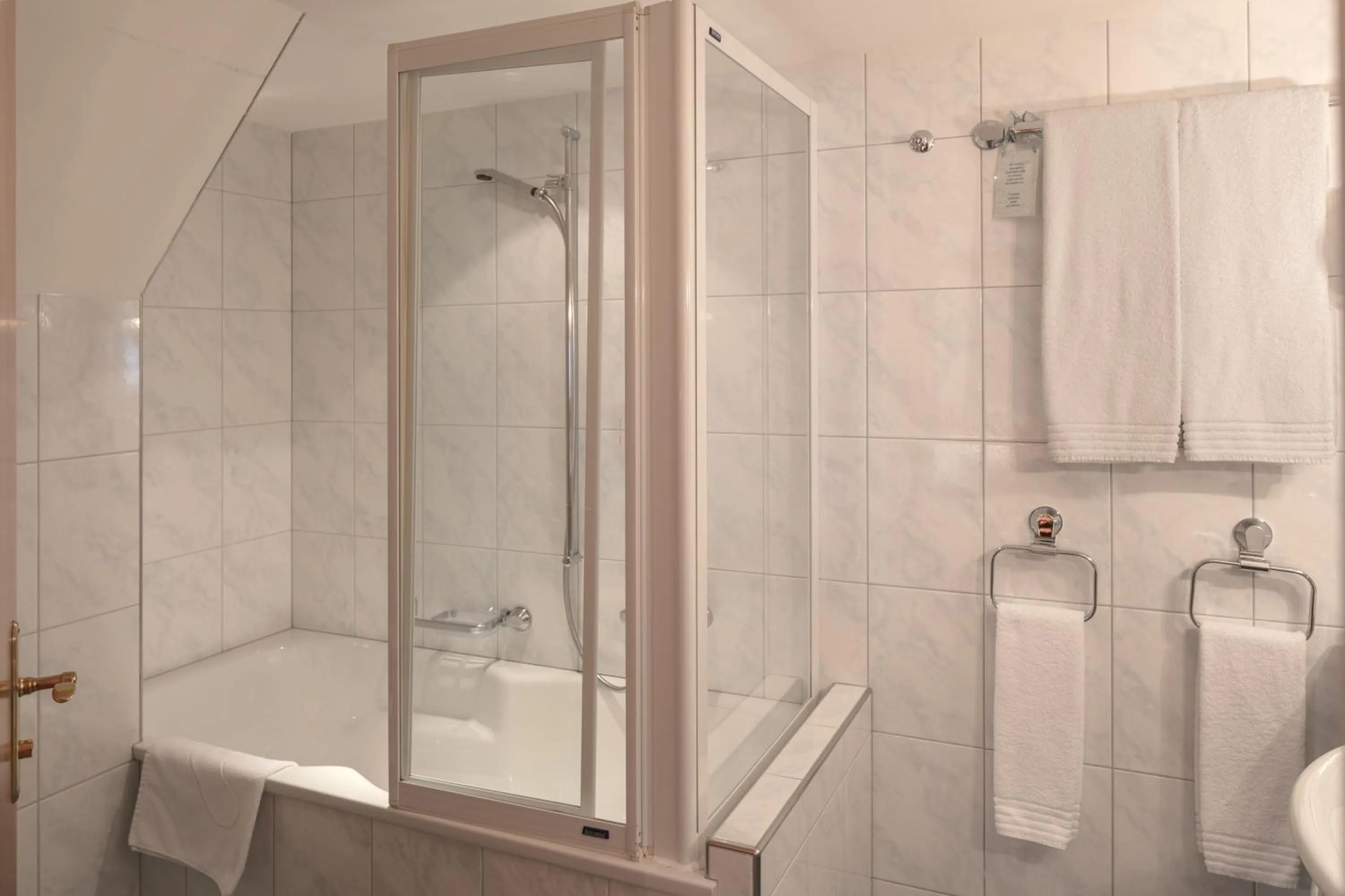 Shower in Hotel Säntis