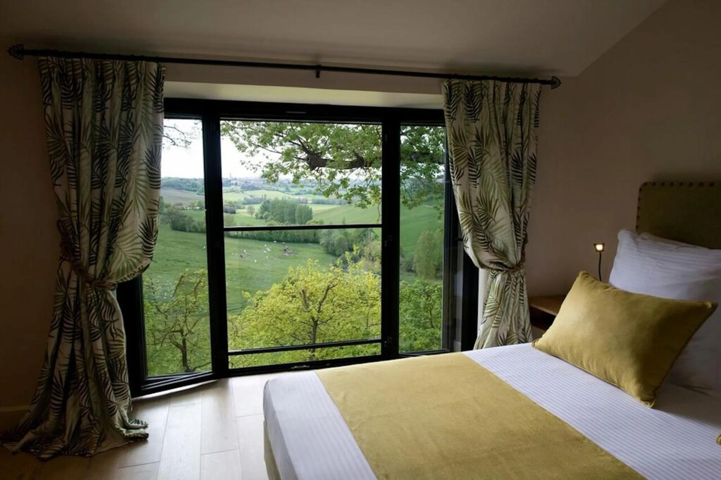 Bedroom, Bed in Chambres d'hôtes Domaine de Nazère