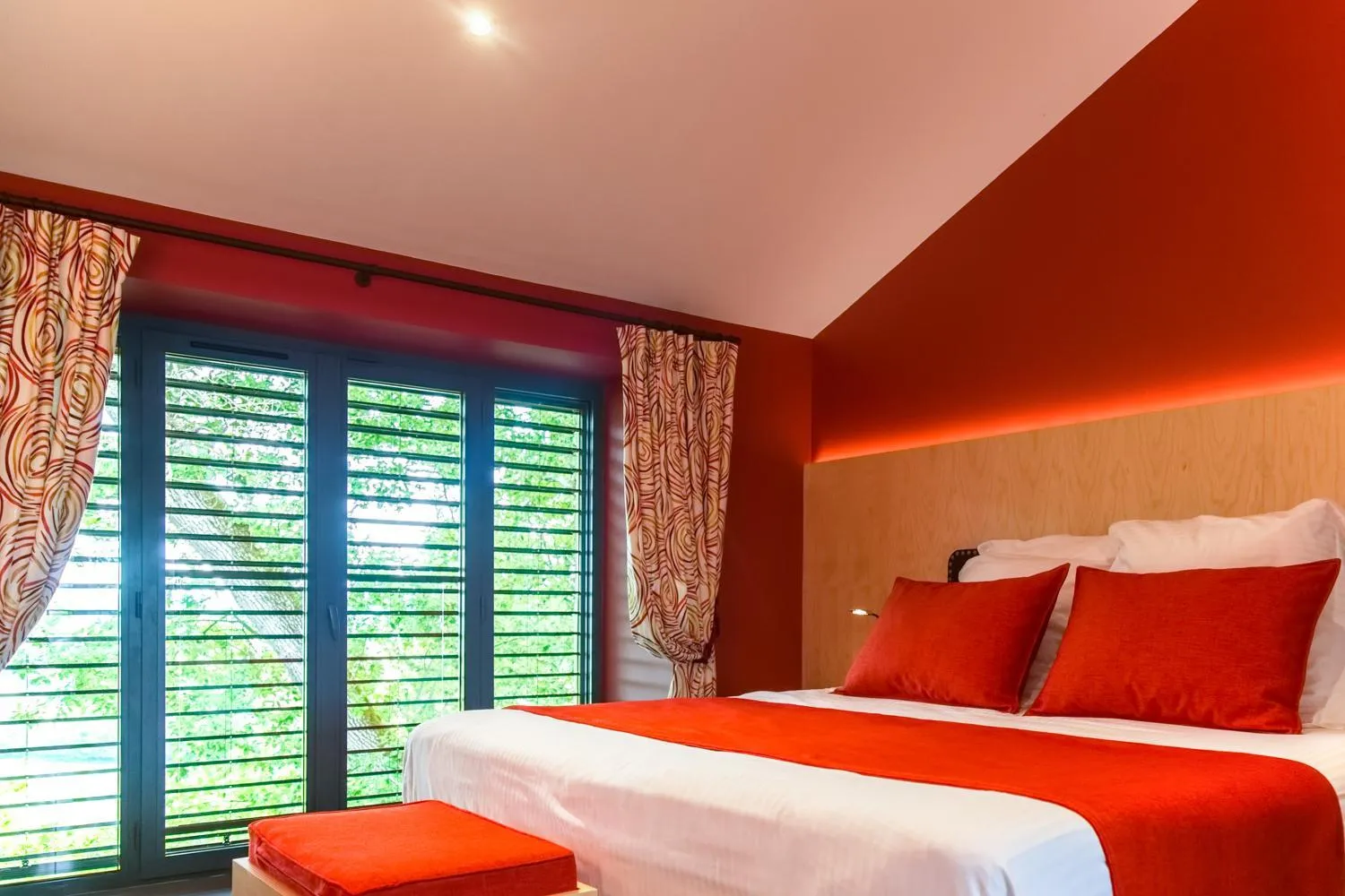 Bed in Chambres d'hôtes Domaine de Nazère