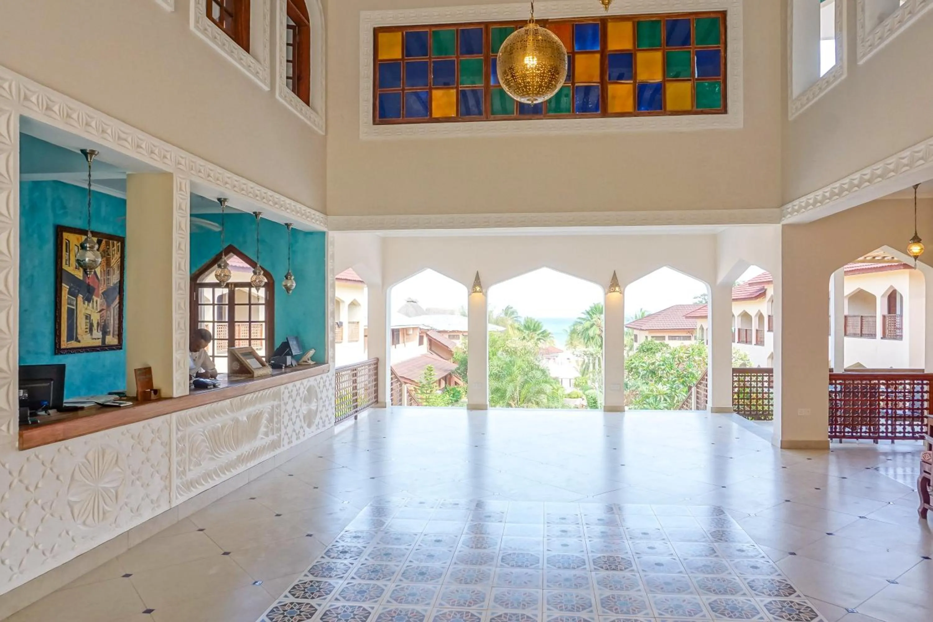 Lobby or reception in Kendwa Rocks Hotel