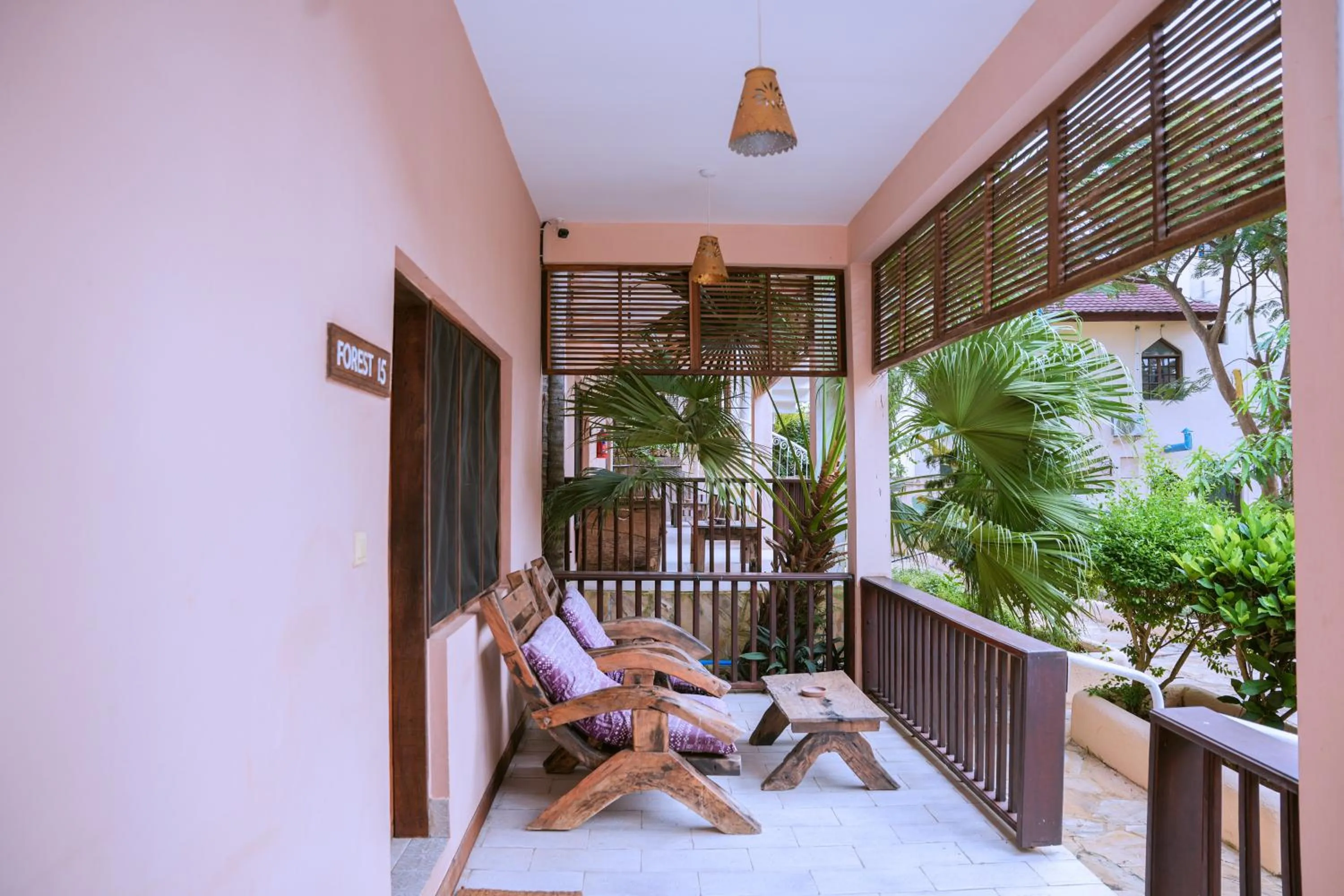 Balcony/Terrace in Kendwa Rocks Hotel