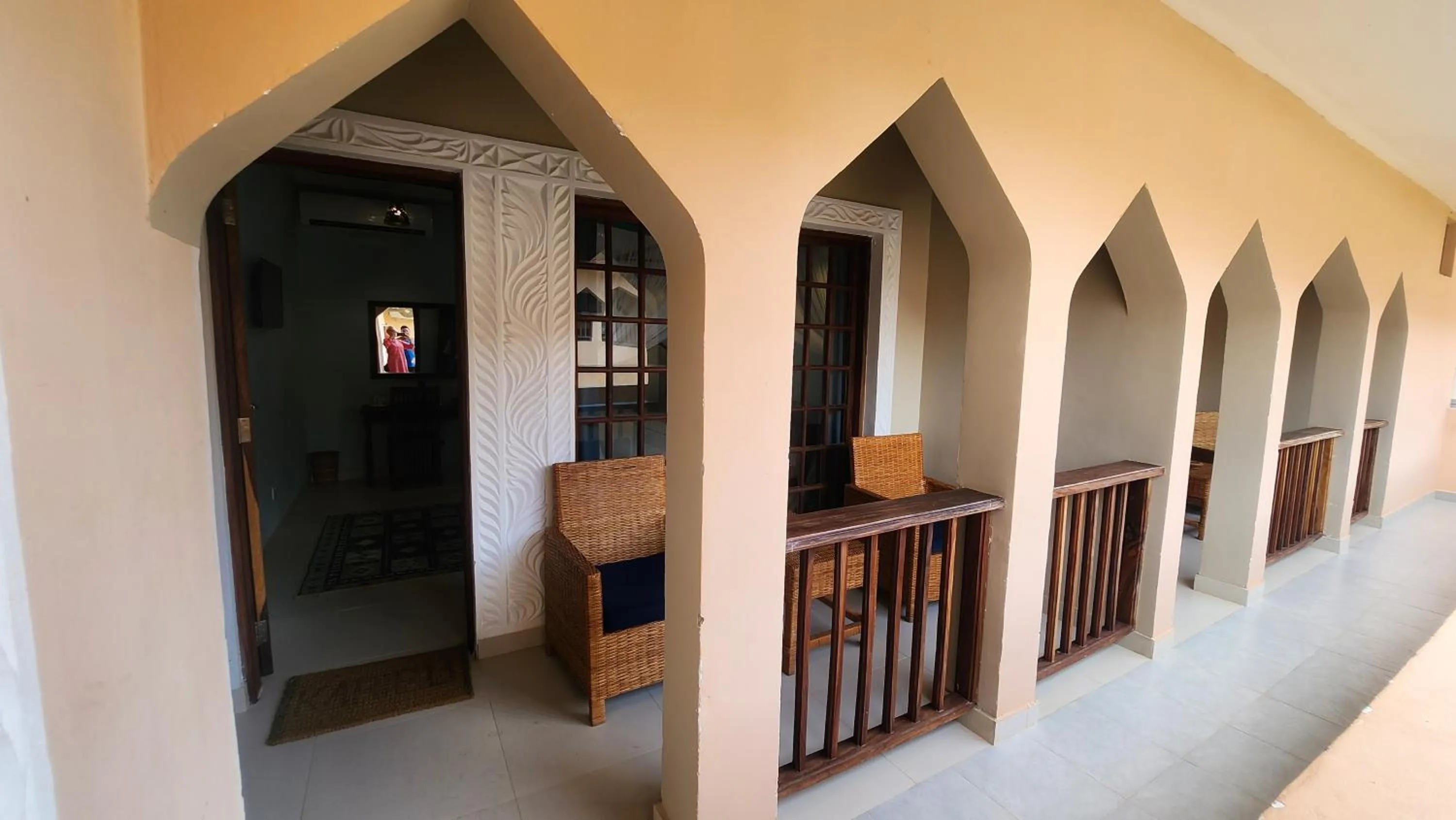 Balcony/Terrace in Kendwa Rocks Hotel