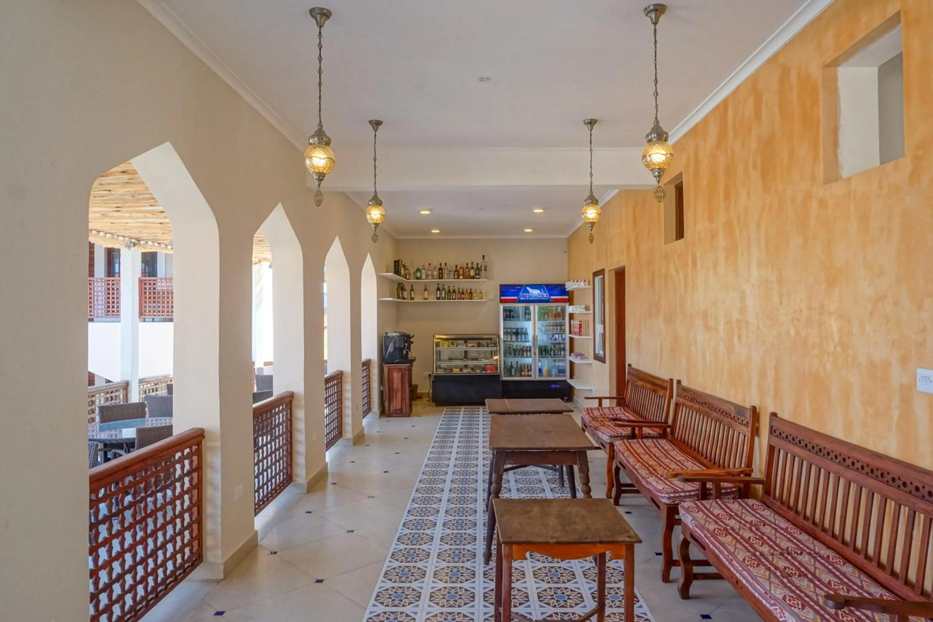 Seating area in Kendwa Rocks Hotel