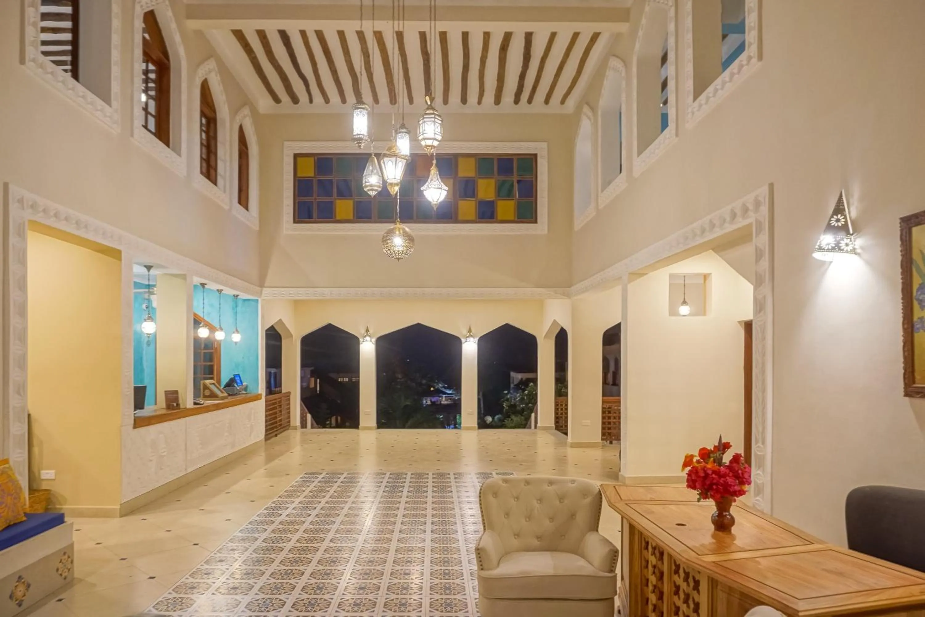 Lobby or reception in Kendwa Rocks Hotel