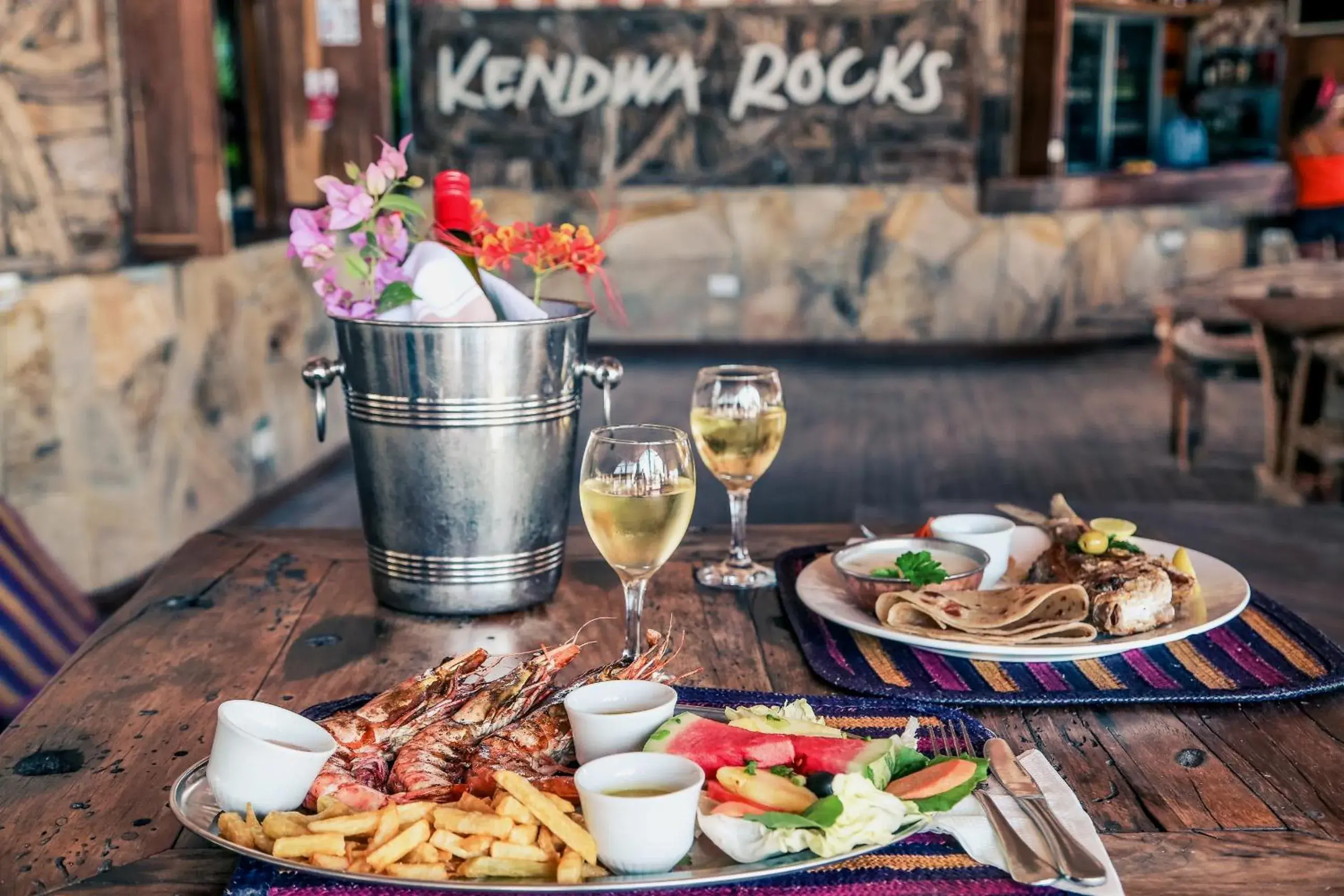 Restaurant/places to eat in Kendwa Rocks Hotel Restaurant/places to eat in Kendwa Rocks Hotel