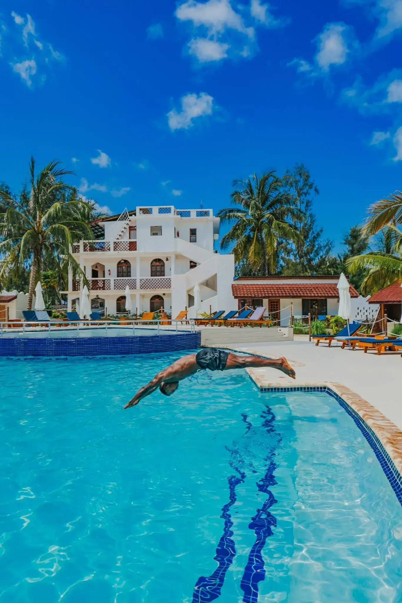 Swimming pool in Kendwa Rocks Hotel Swimming pool in Kendwa Rocks Hotel