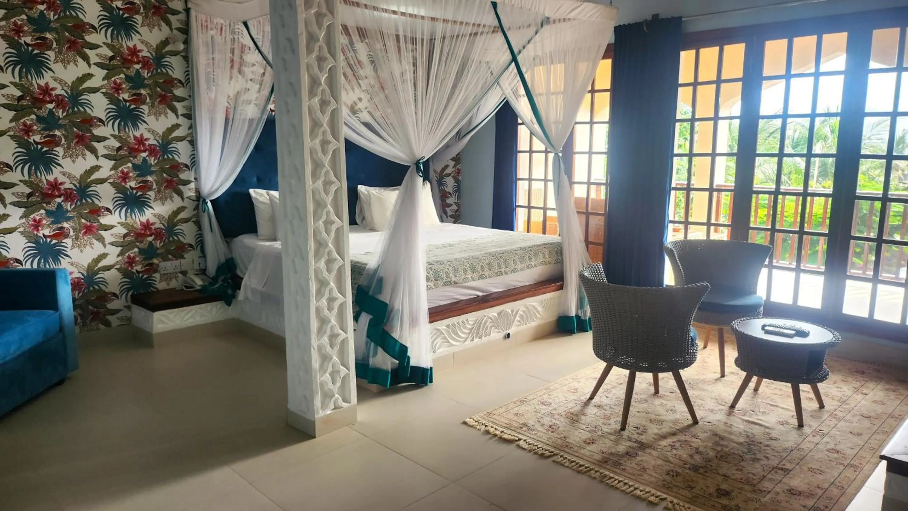 Photo of the whole room, Bed in Kendwa Rocks Hotel