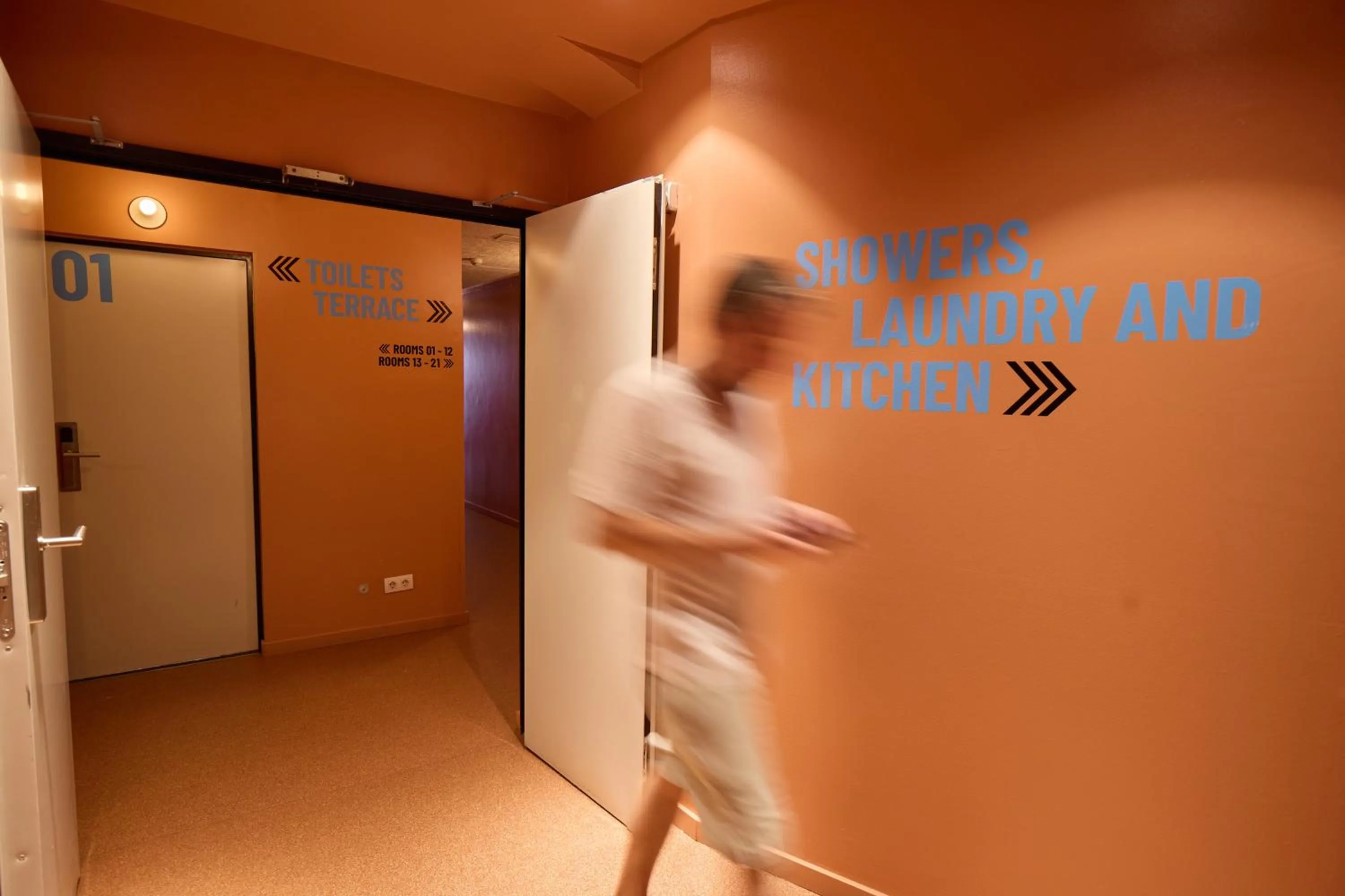 People in Latroupe Poblenou Beach