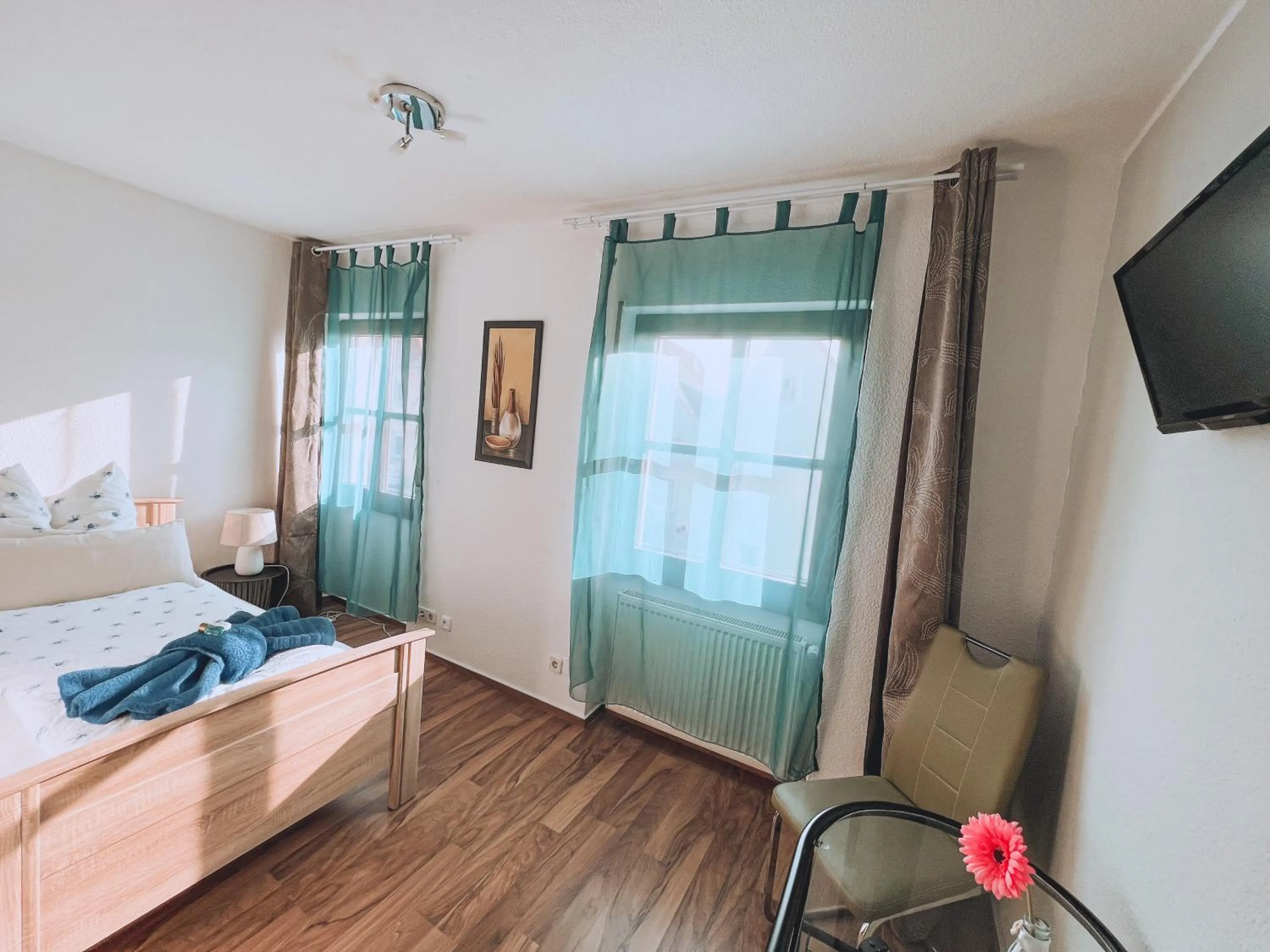 Photo of the whole room, Bed in Hotel Schwarzach am Main