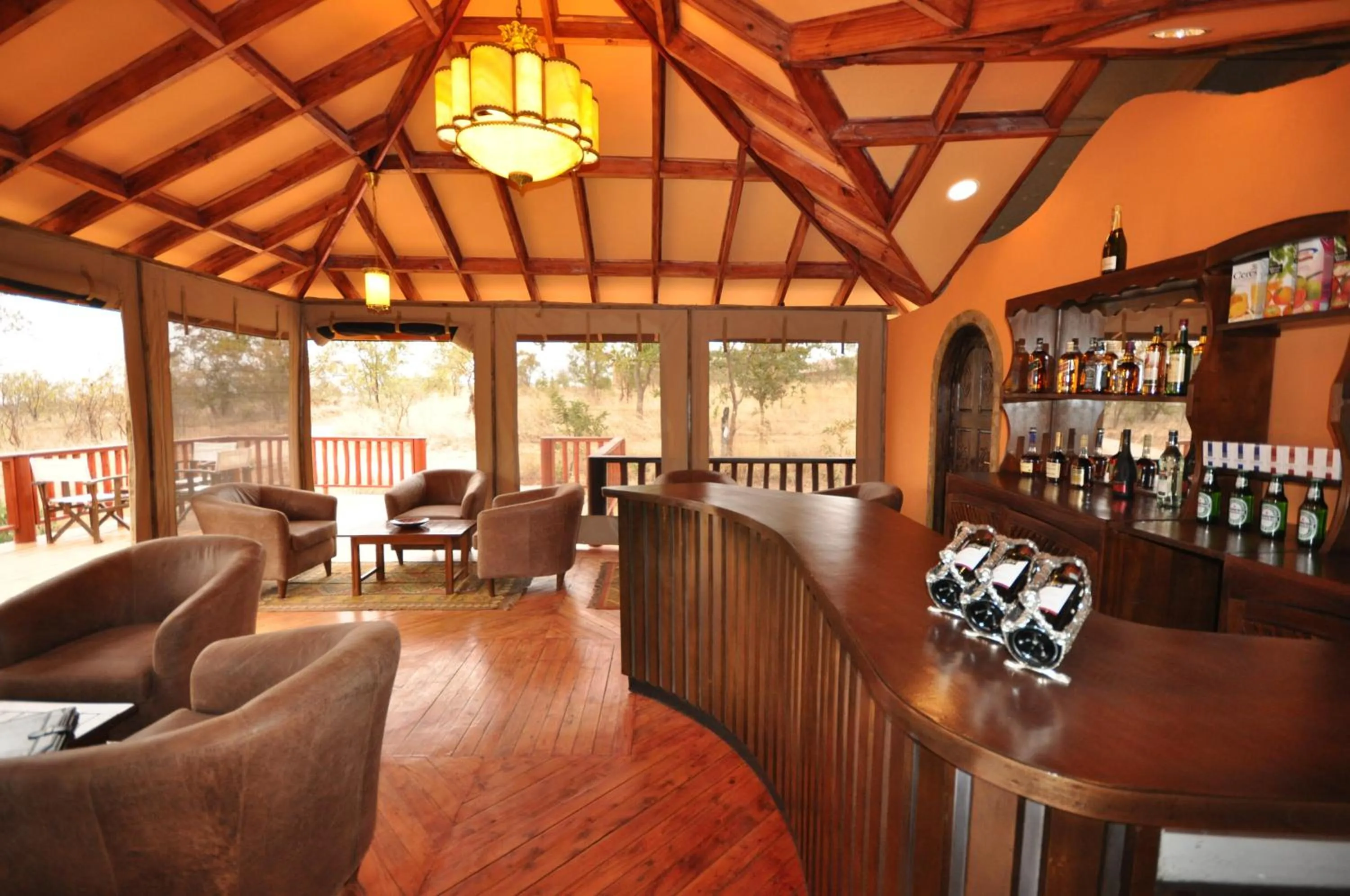 Lounge or bar in Elephant Rock Luxury Camp Tarangire