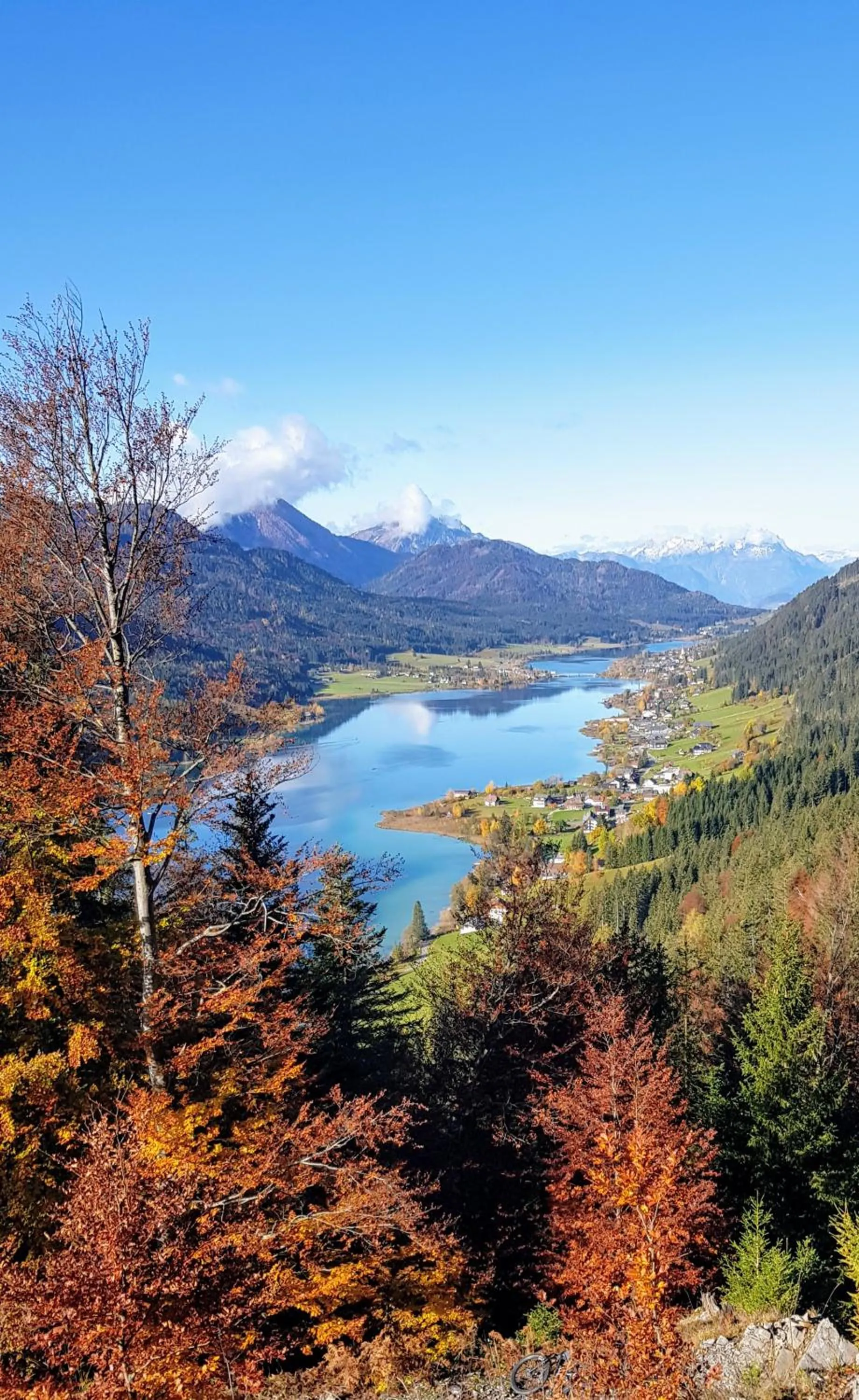 Lake view in Kraners Alpenhof BIO Bed and Breakfast Pension