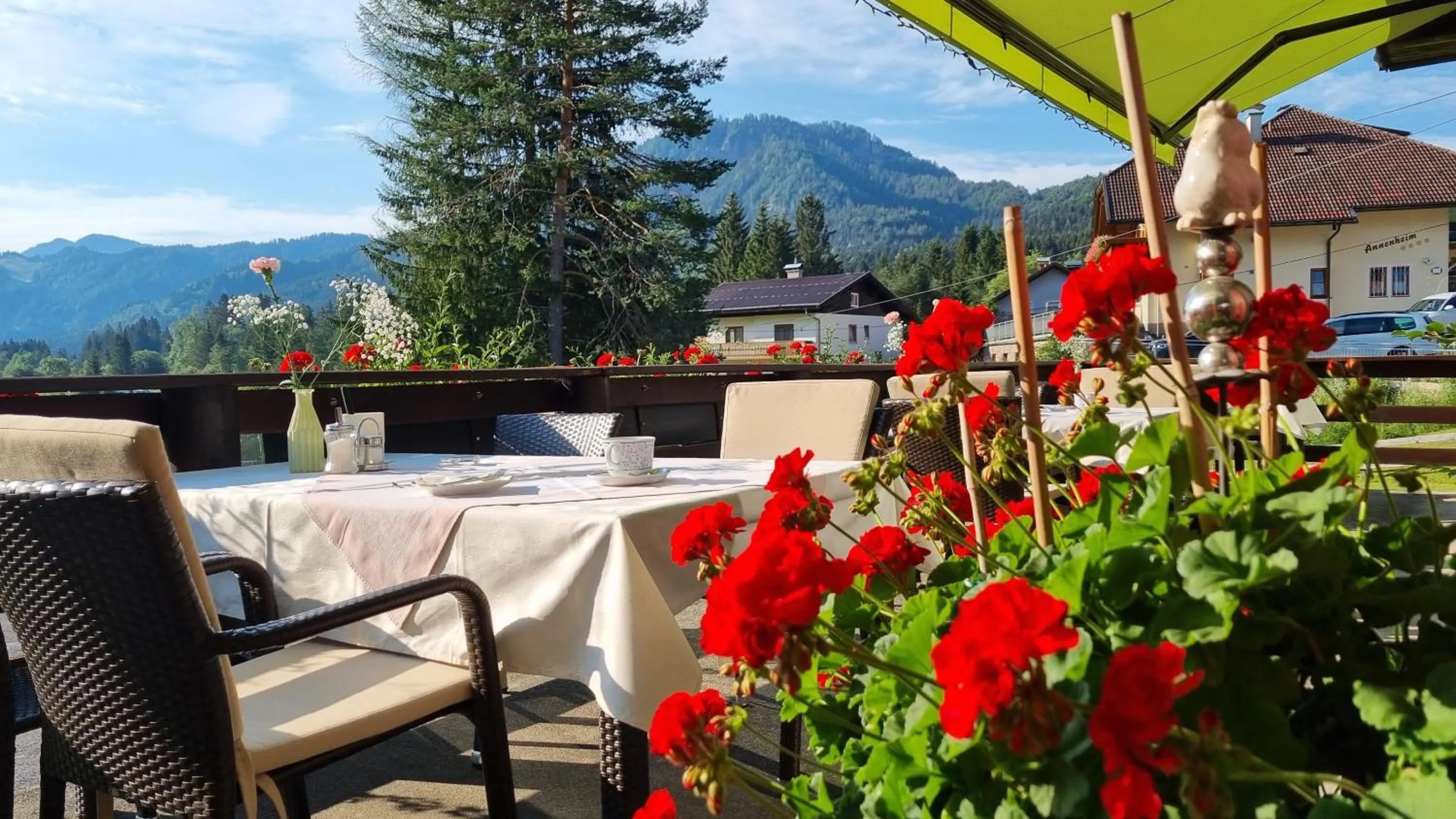 Breakfast in Kraners Alpenhof BIO Bed and Breakfast Pension