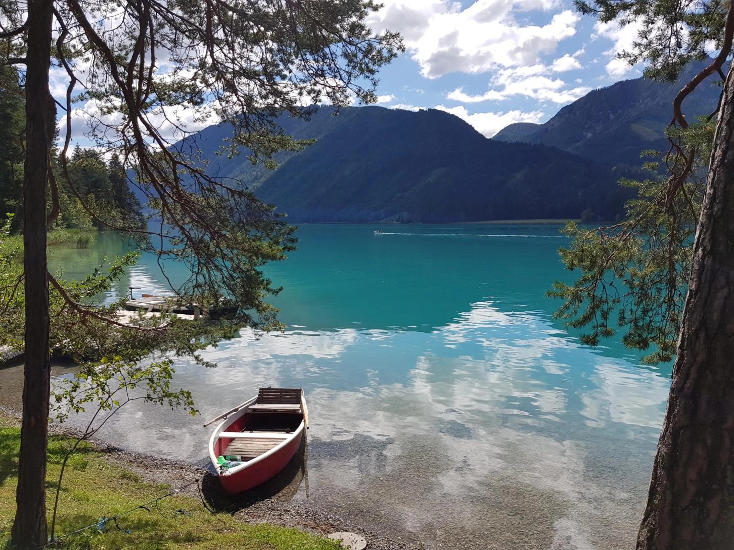 Lake view in Kraners Alpenhof BIO Bed and Breakfast Pension