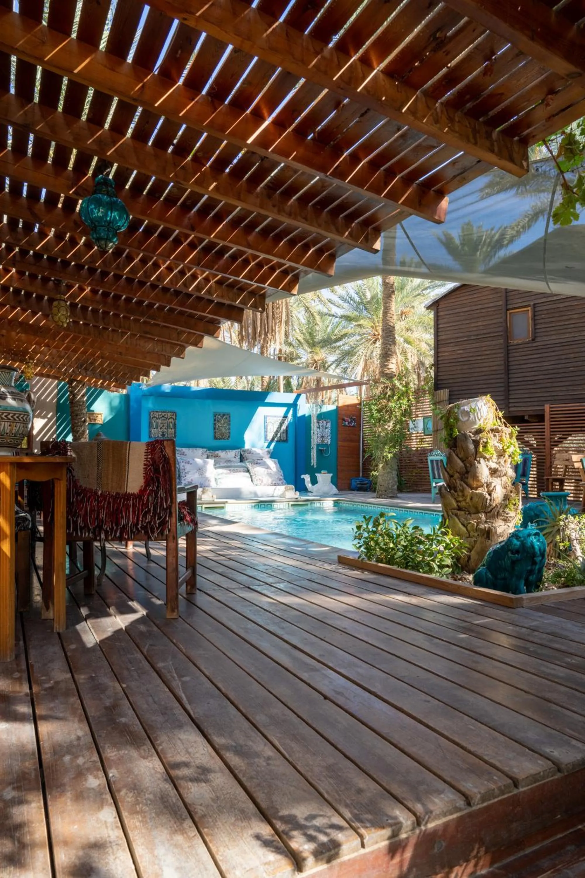 Pool view in Diar Abou Habibi