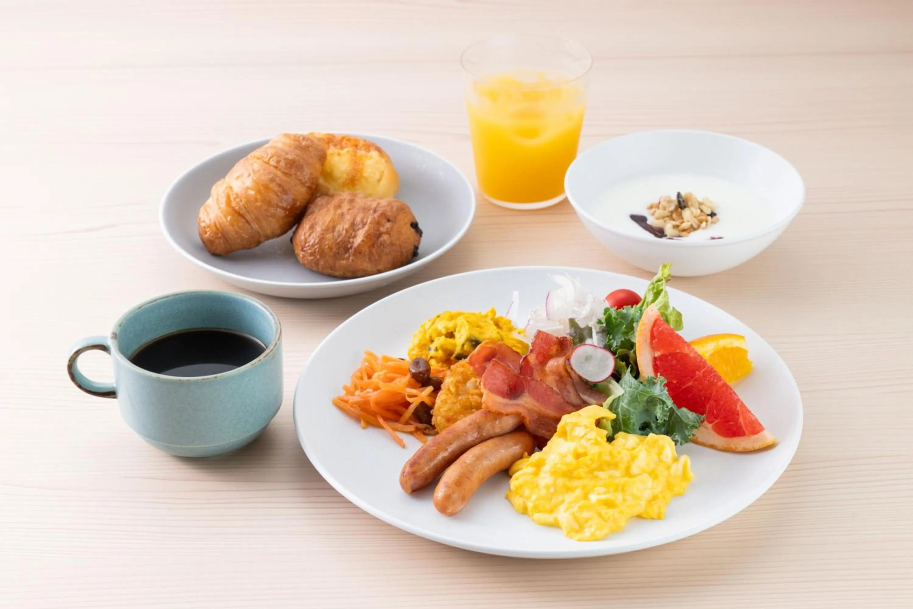 Buffet breakfast in Richmond Hotel Kagoshima Tenmonkan