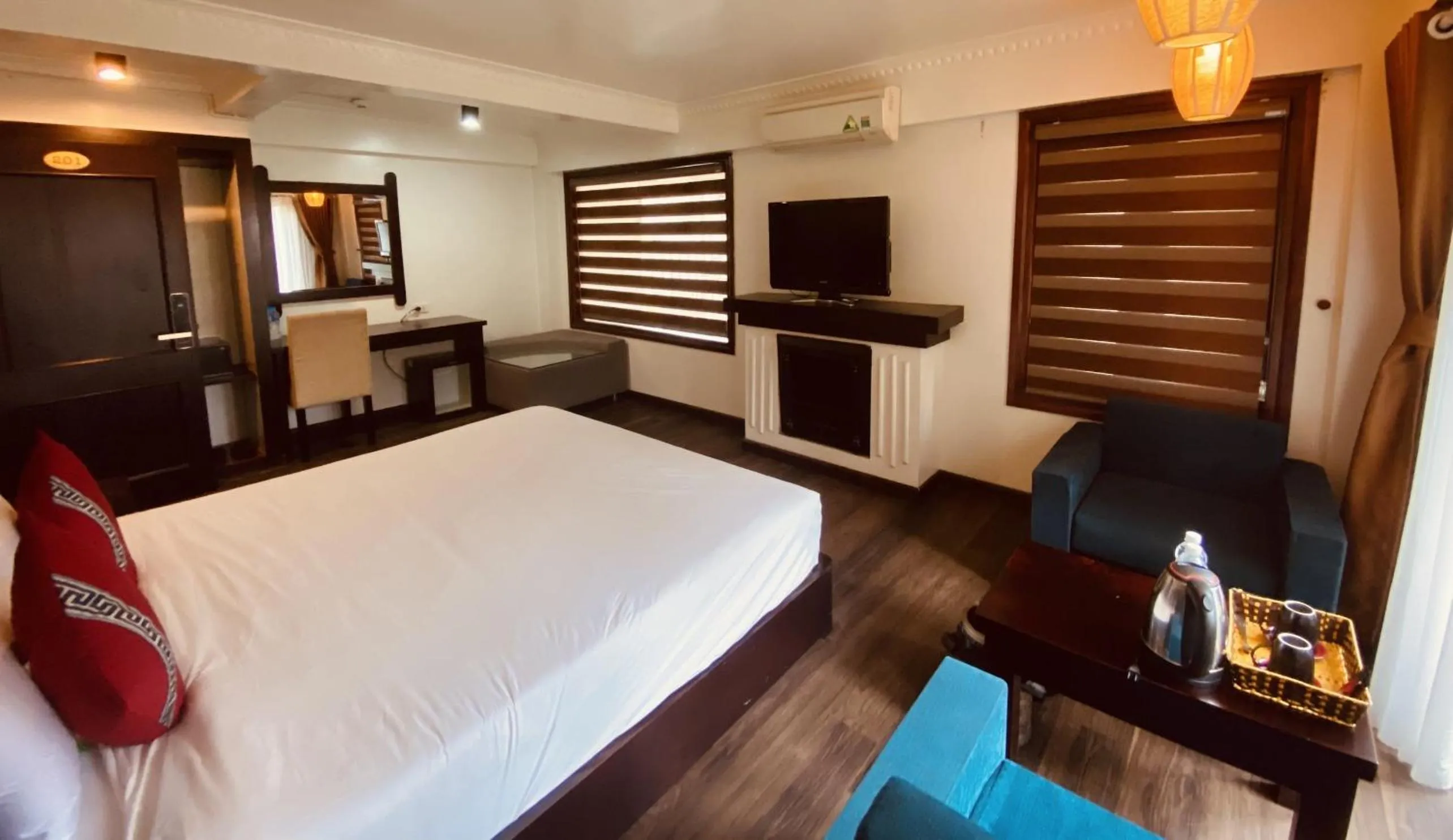 Bed in Sapa Elite Hotel