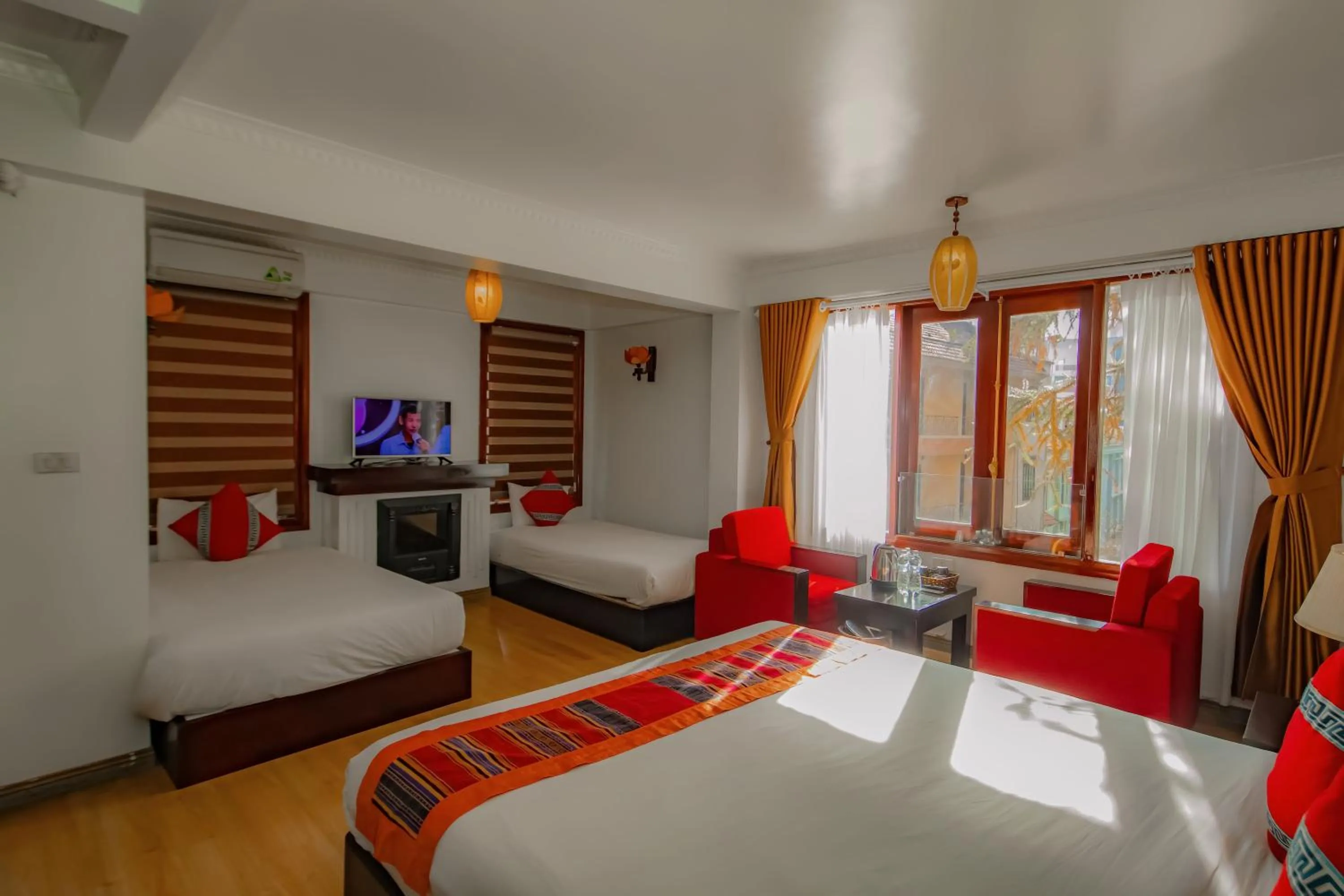 Bed in Sapa Elite Hotel