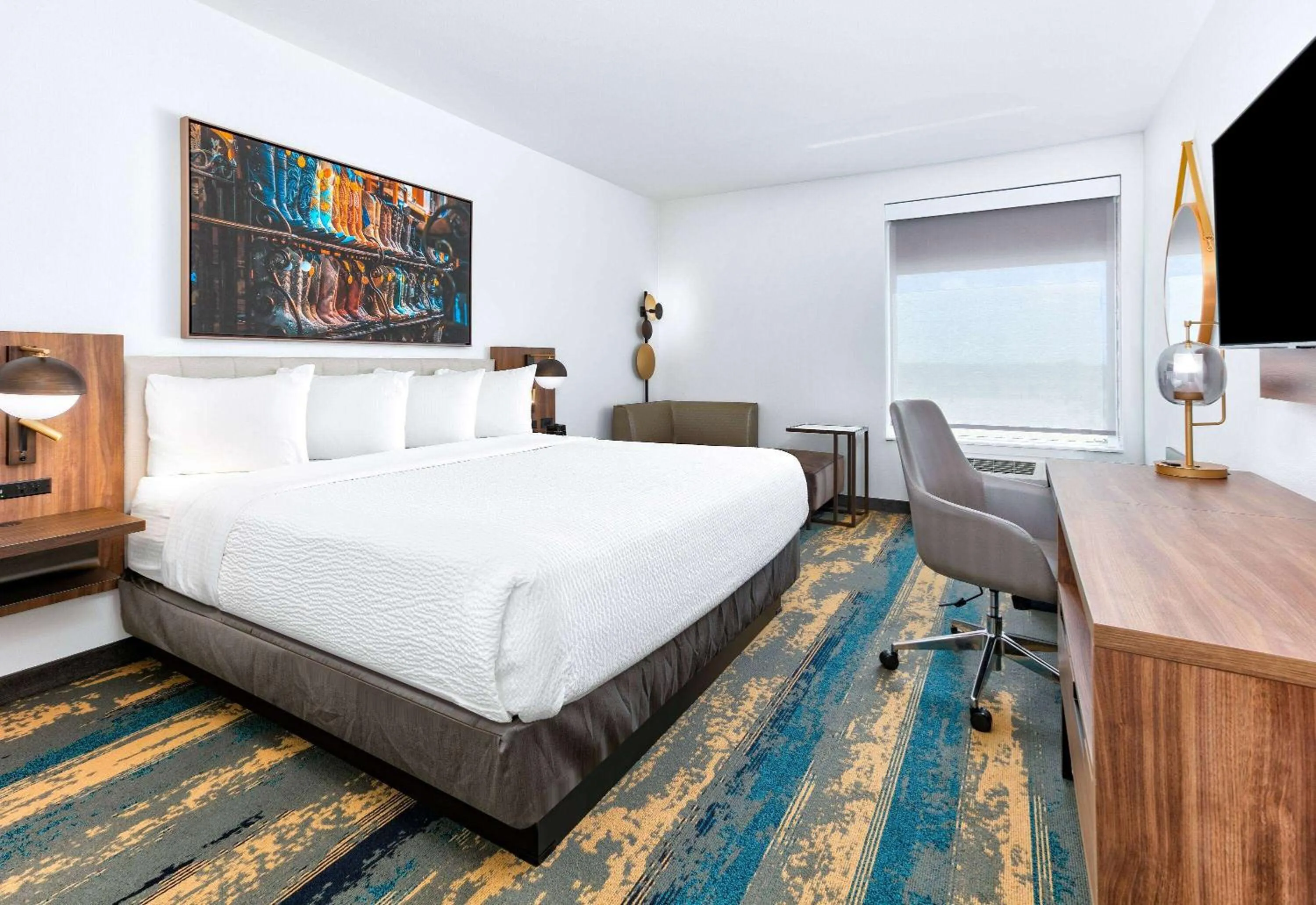 Photo of the whole room, Bed in La Quinta Inn & Suites by Wyndham Terrell