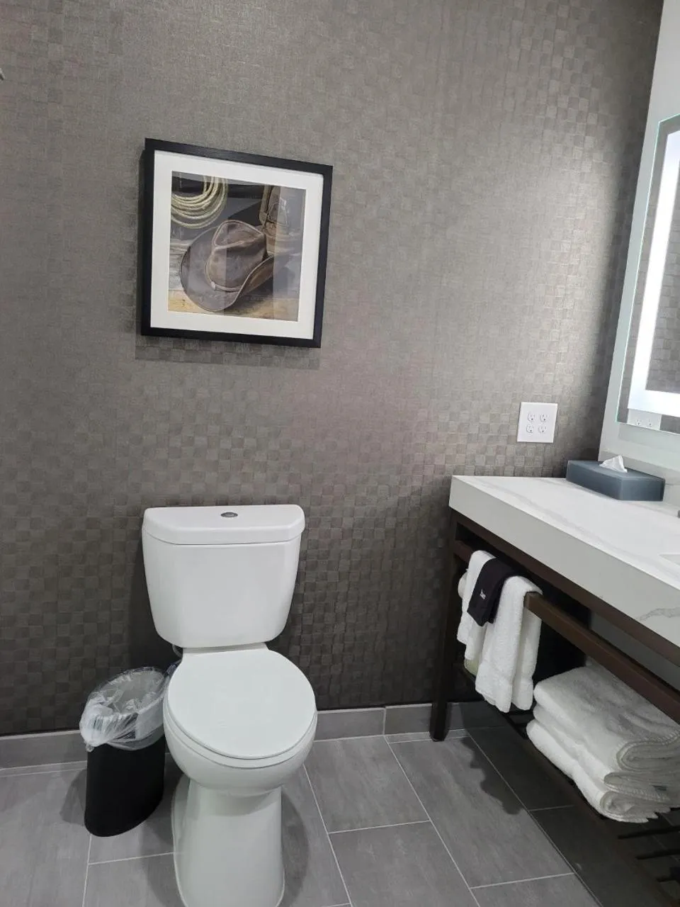 Toilet in La Quinta Inn & Suites by Wyndham Terrell