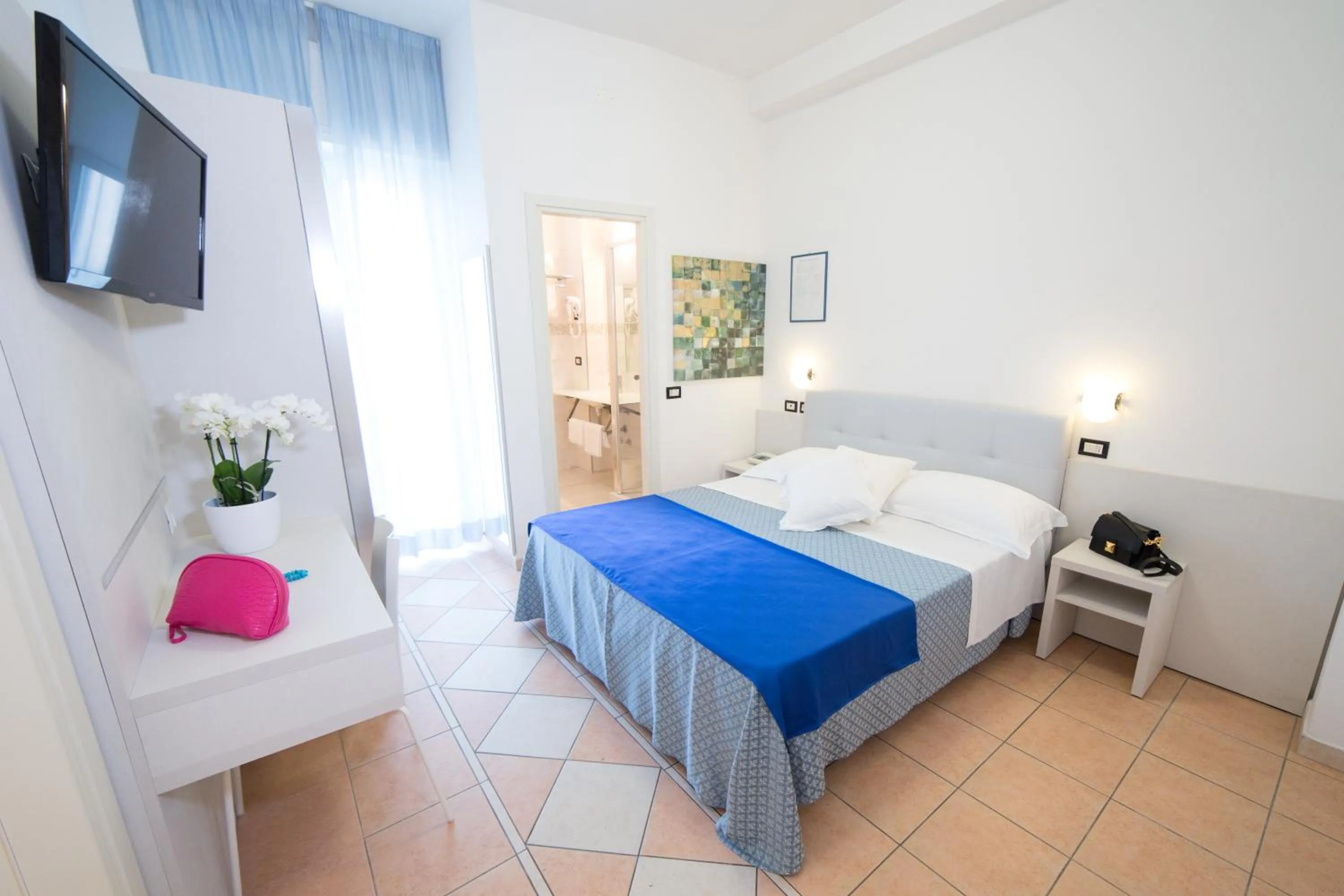 Bedroom in Hotel Elite Cattolica