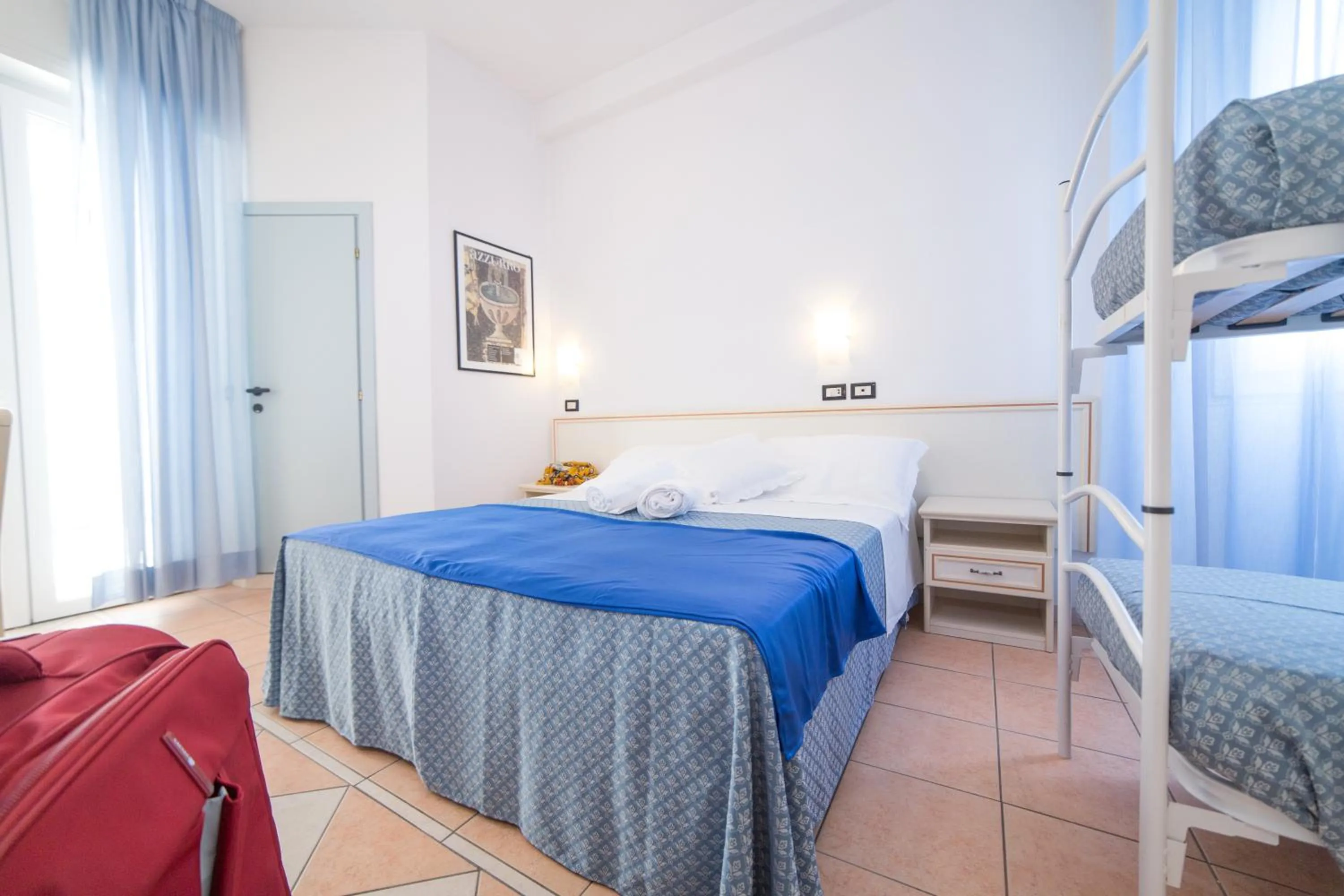 Bedroom in Hotel Elite Cattolica