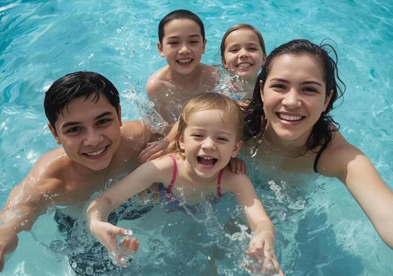 Swimming pool in Hotel Elite Cattolica