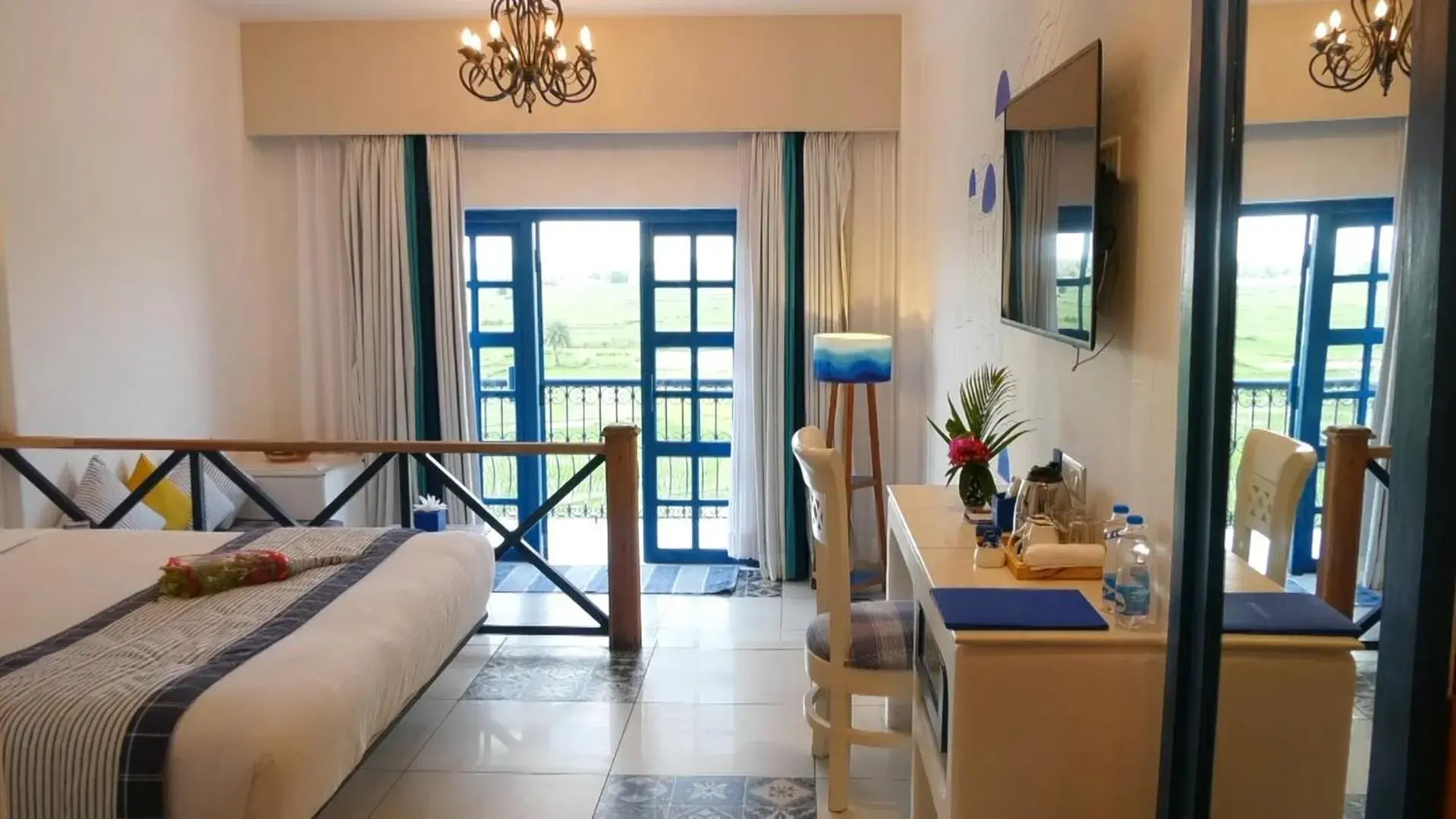 Bed in Ananda Resorts Shantiniketan Bed in Ananda Resorts Shantiniketan