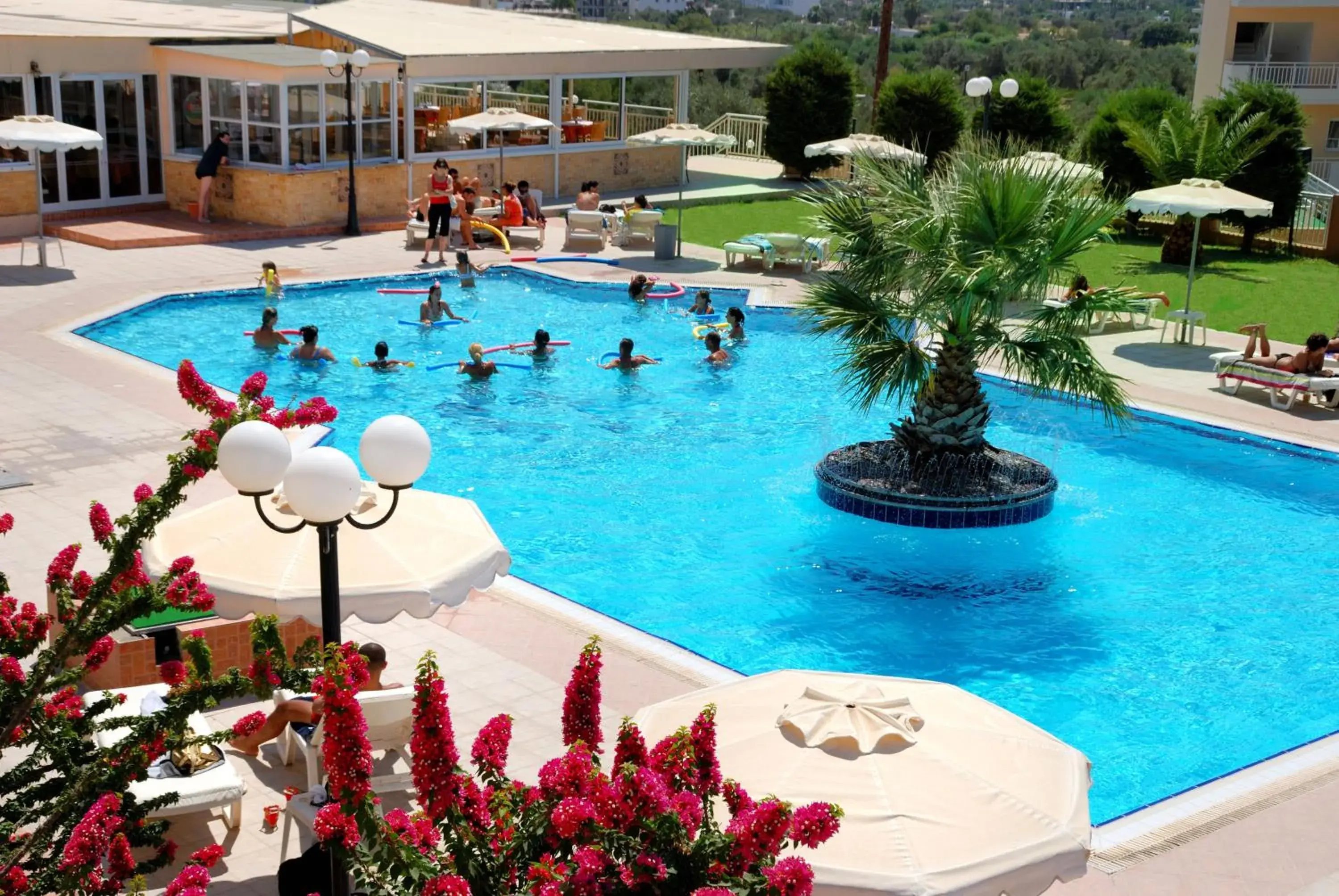 Pool view in Diagoras Hotel All Inclusive Pool view in Diagoras Hotel All Inclusive