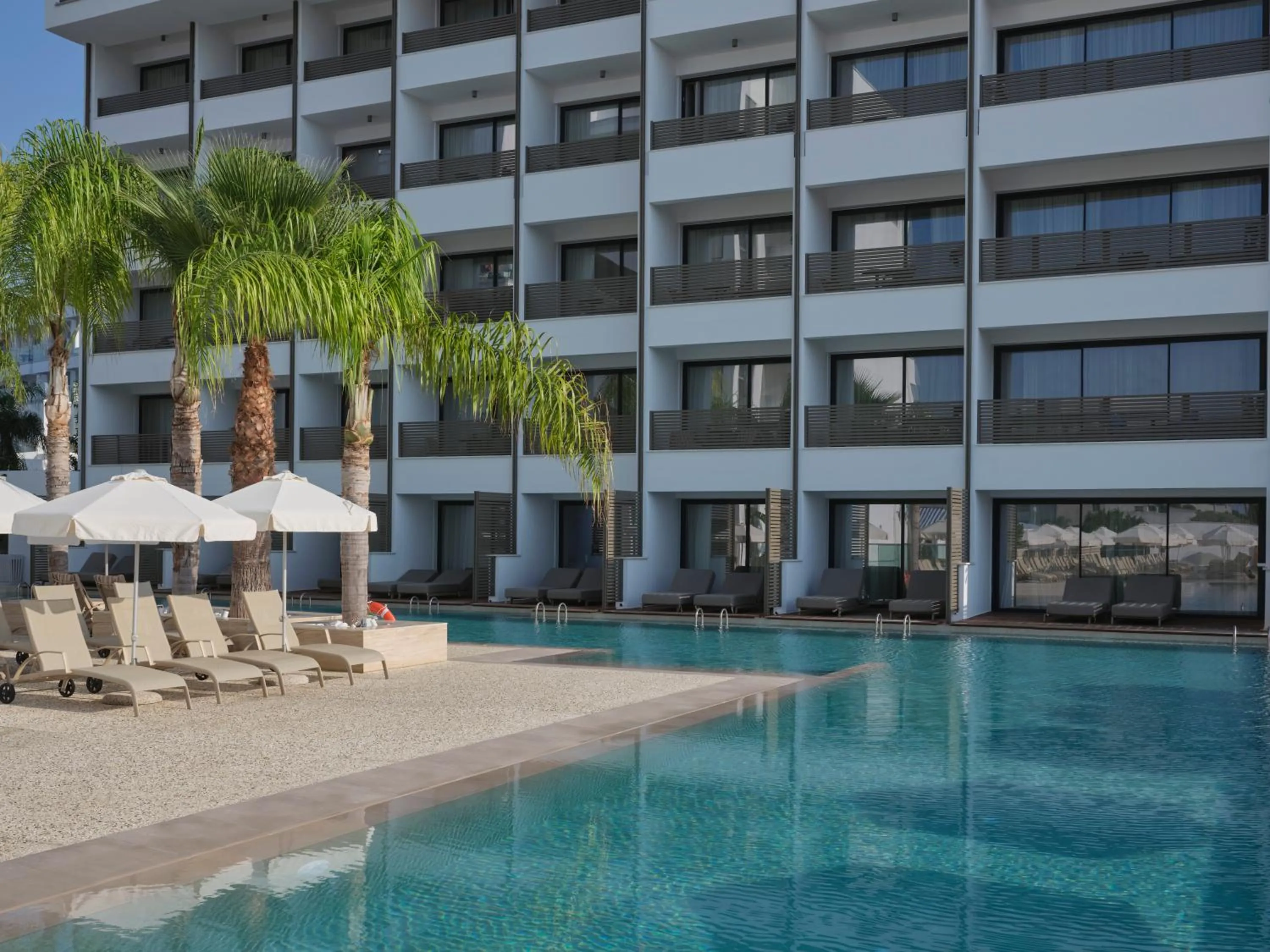 Pool view in Atlantica Sancta Napa Hotel