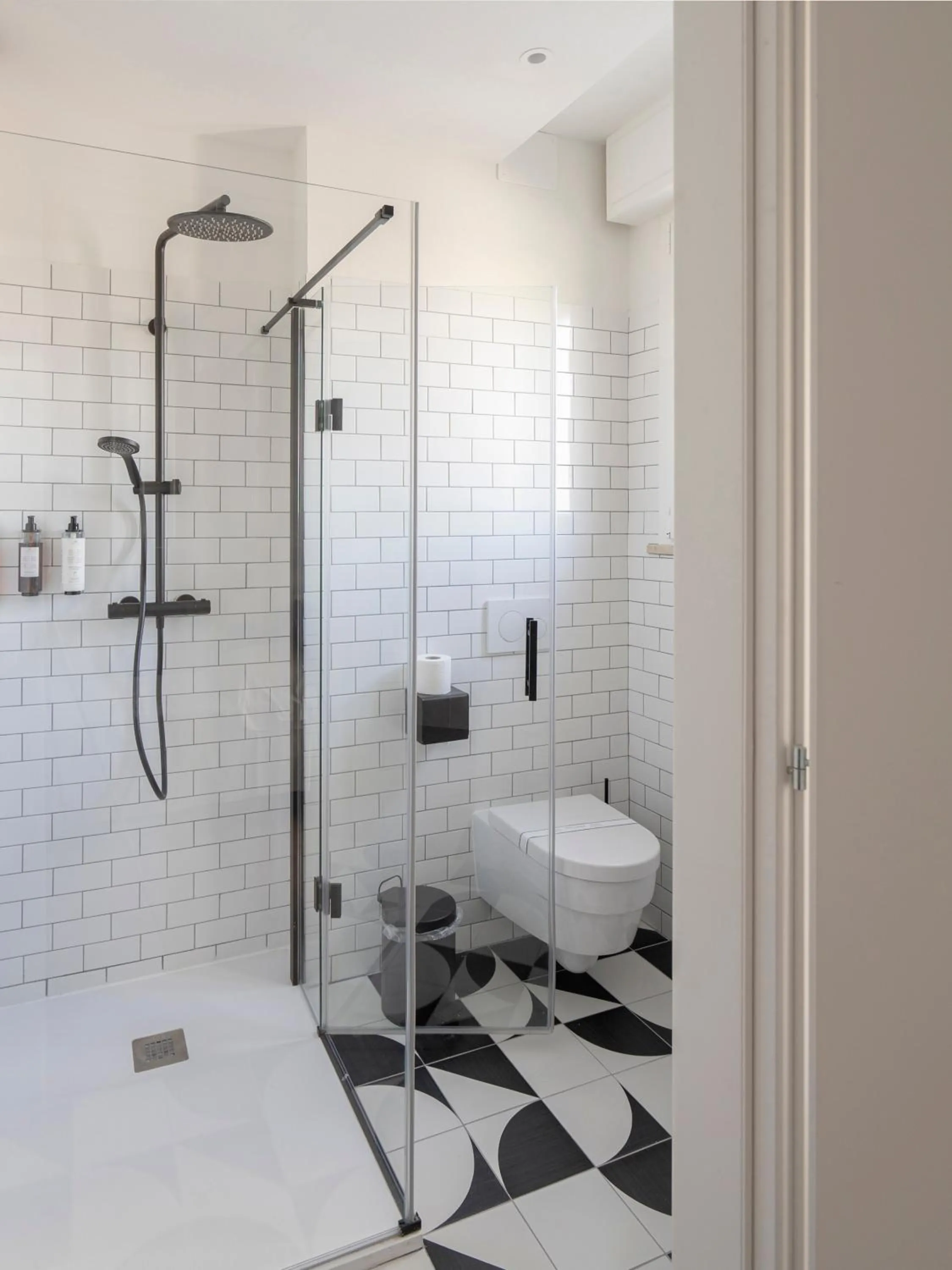 Shower in Re Versiliana Hotel