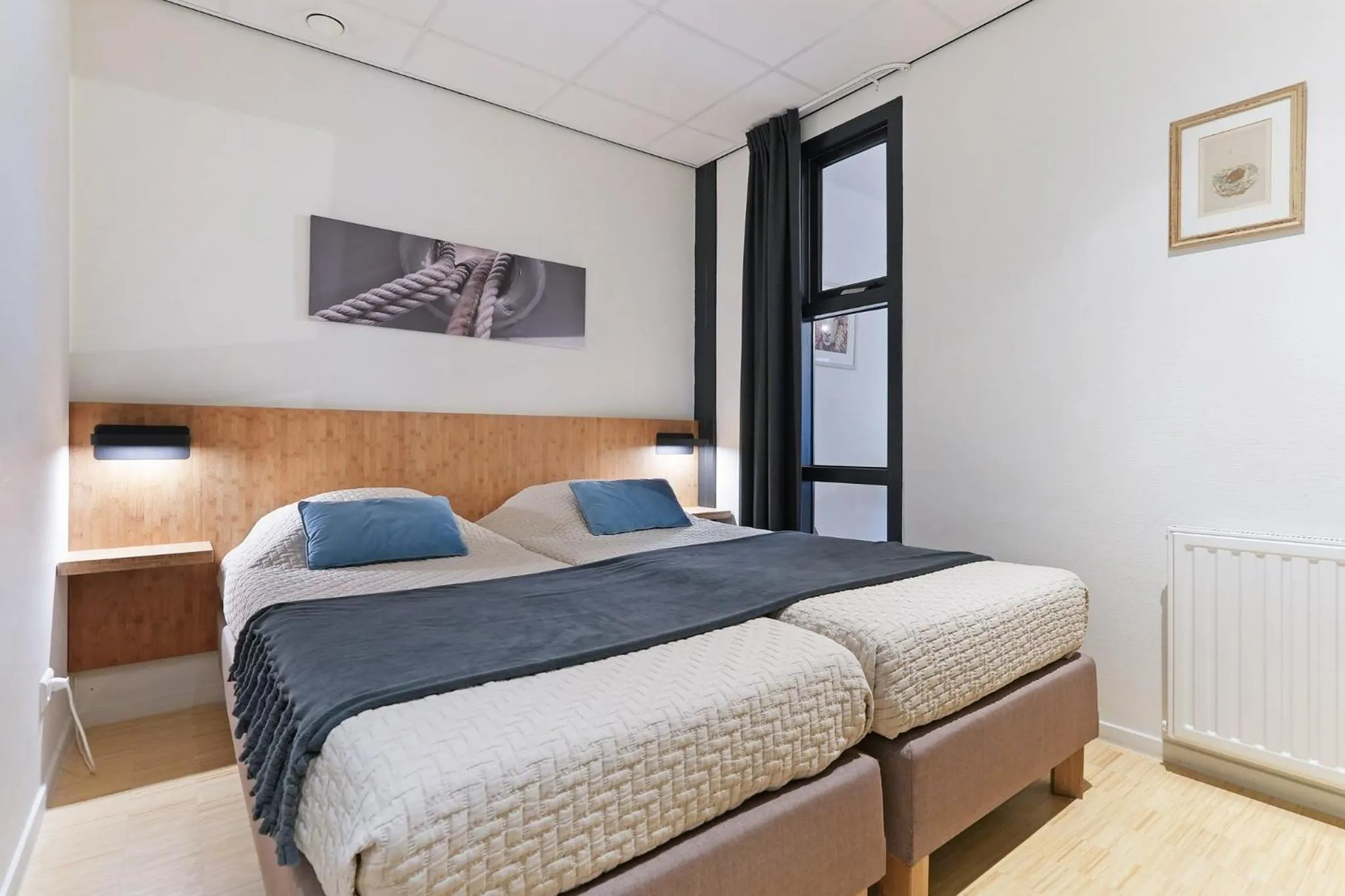 Bed in Dock Hotel Stellendam