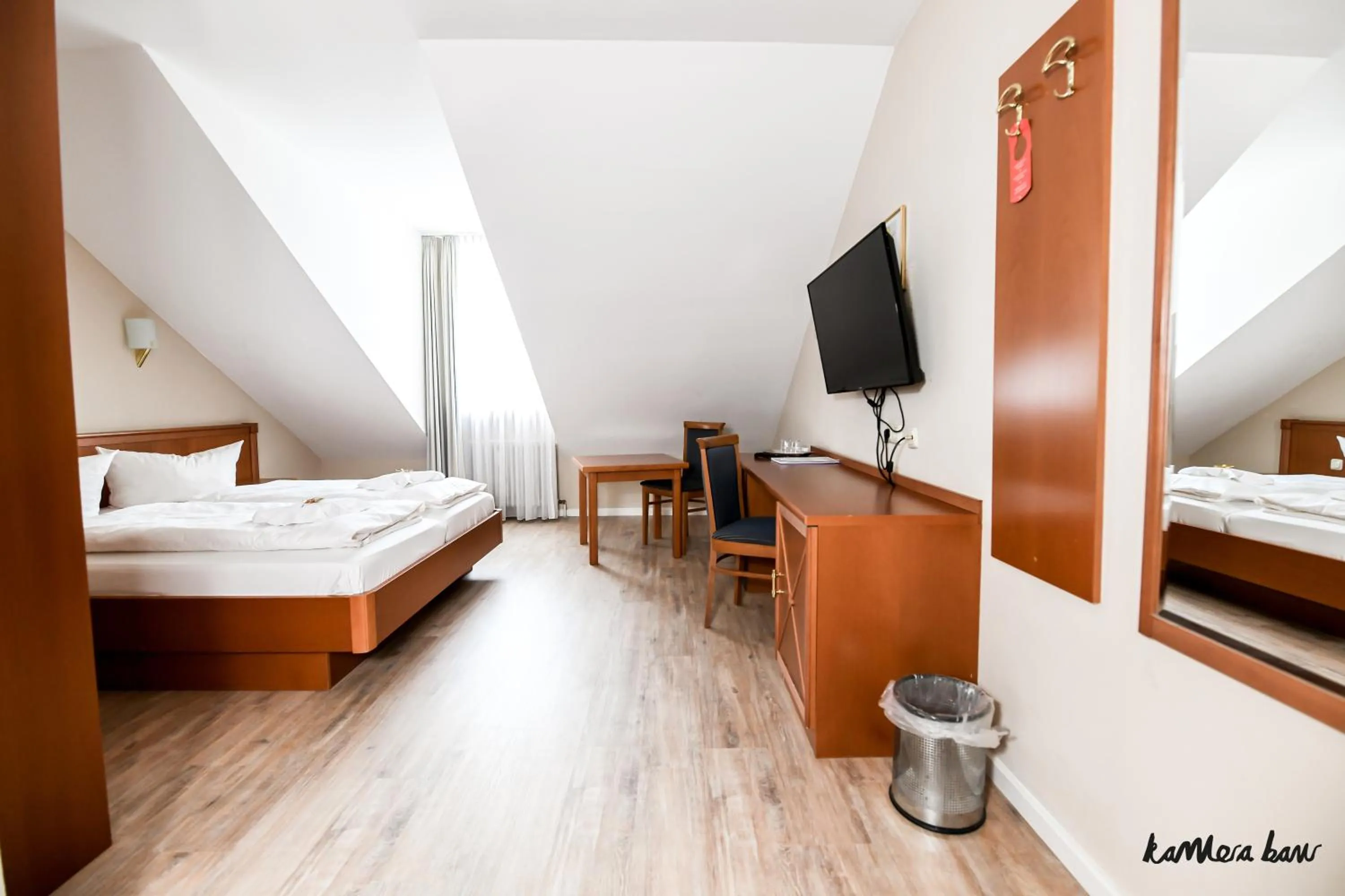 Photo of the whole room, Bed in Hotel Blutenburg