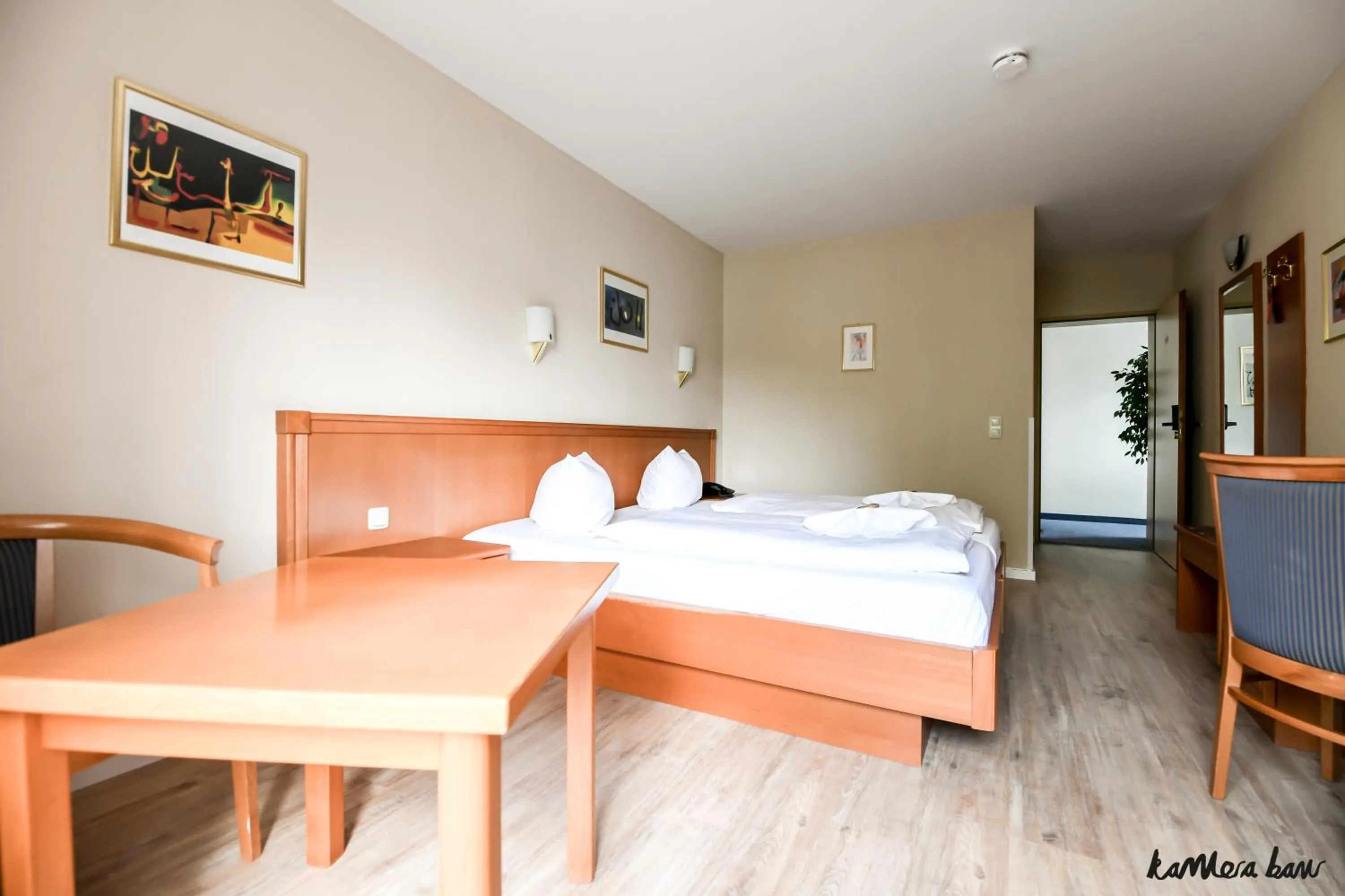 Photo of the whole room, Bed in Hotel Blutenburg