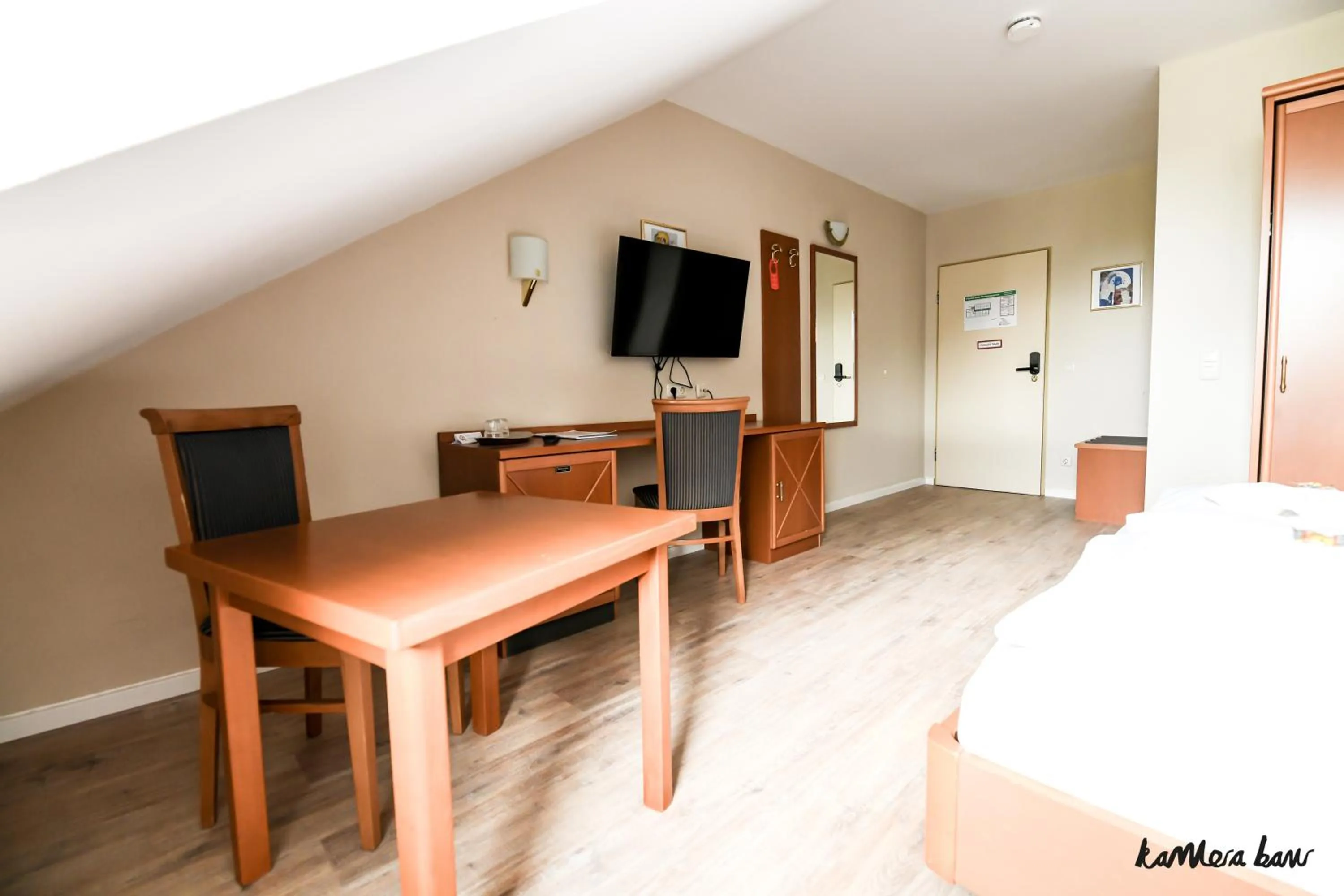 Photo of the whole room, Bed in Hotel Blutenburg